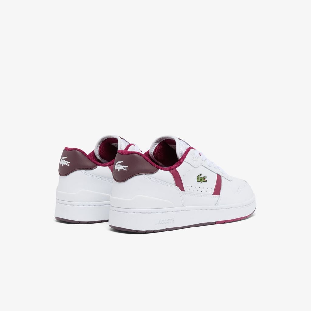 Giày Lacoste Nữ T-Clip Set Chất Liệu Da