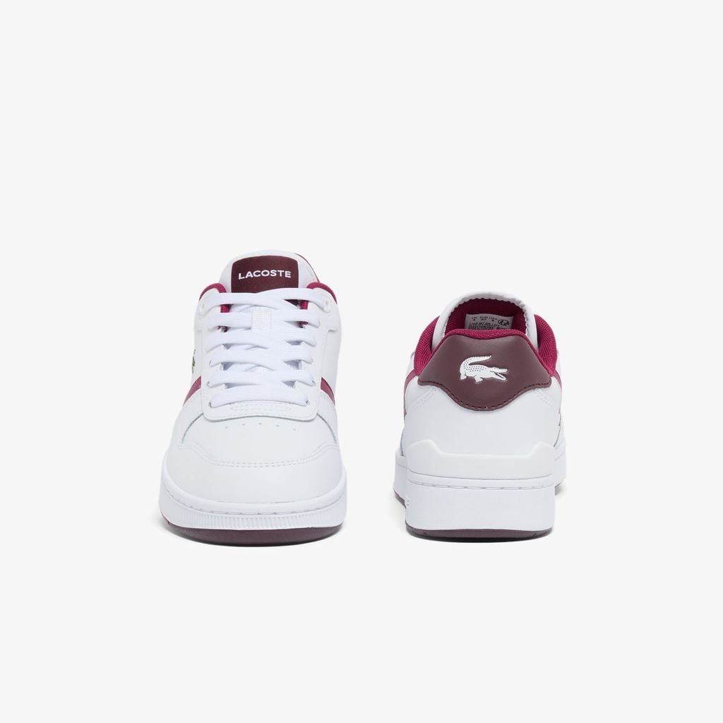 Giày Lacoste Nữ T-Clip Set Chất Liệu Da