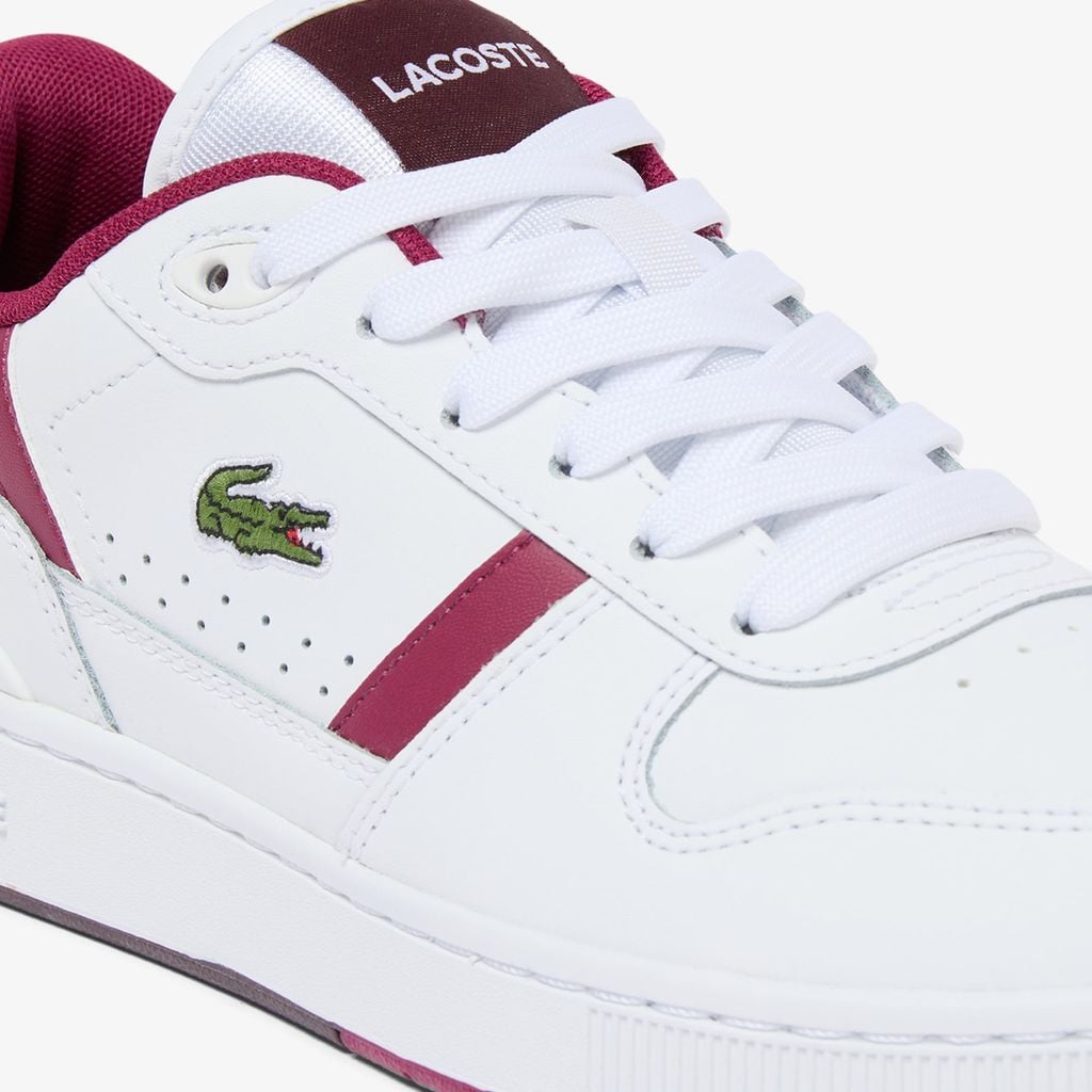 Giày Lacoste Nữ T-Clip Set Chất Liệu Da