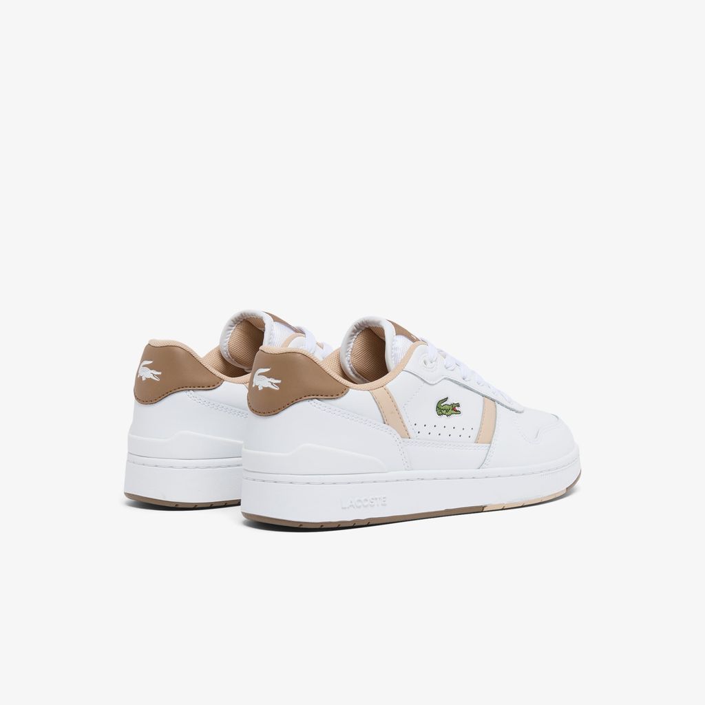 Giày Lacoste Nữ T-Clip Set Chất Liệu Da