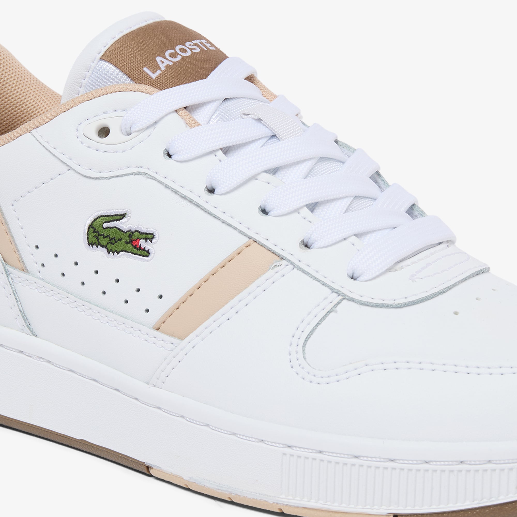 Giày Lacoste Nữ T-Clip Set Chất Liệu Da