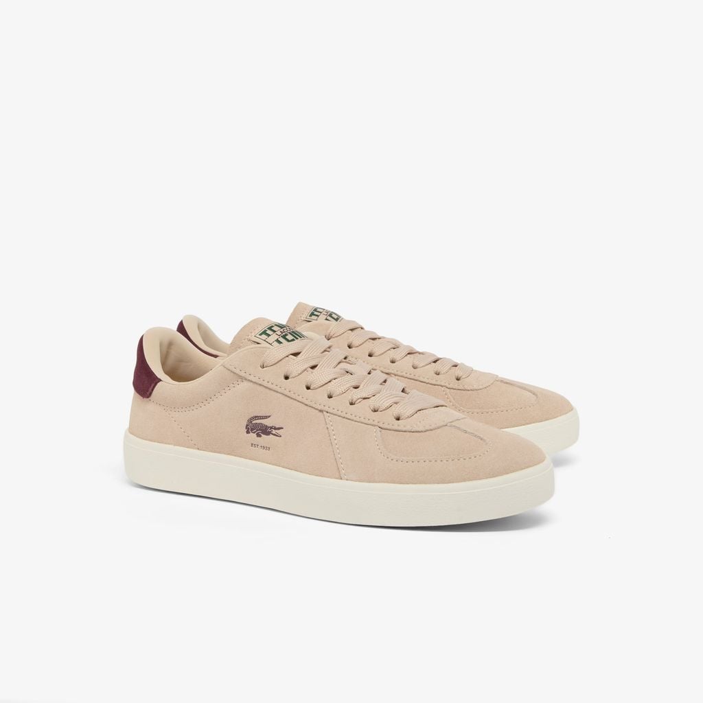 Giày Lacoste Nữ Chất Liệu Da Lộn