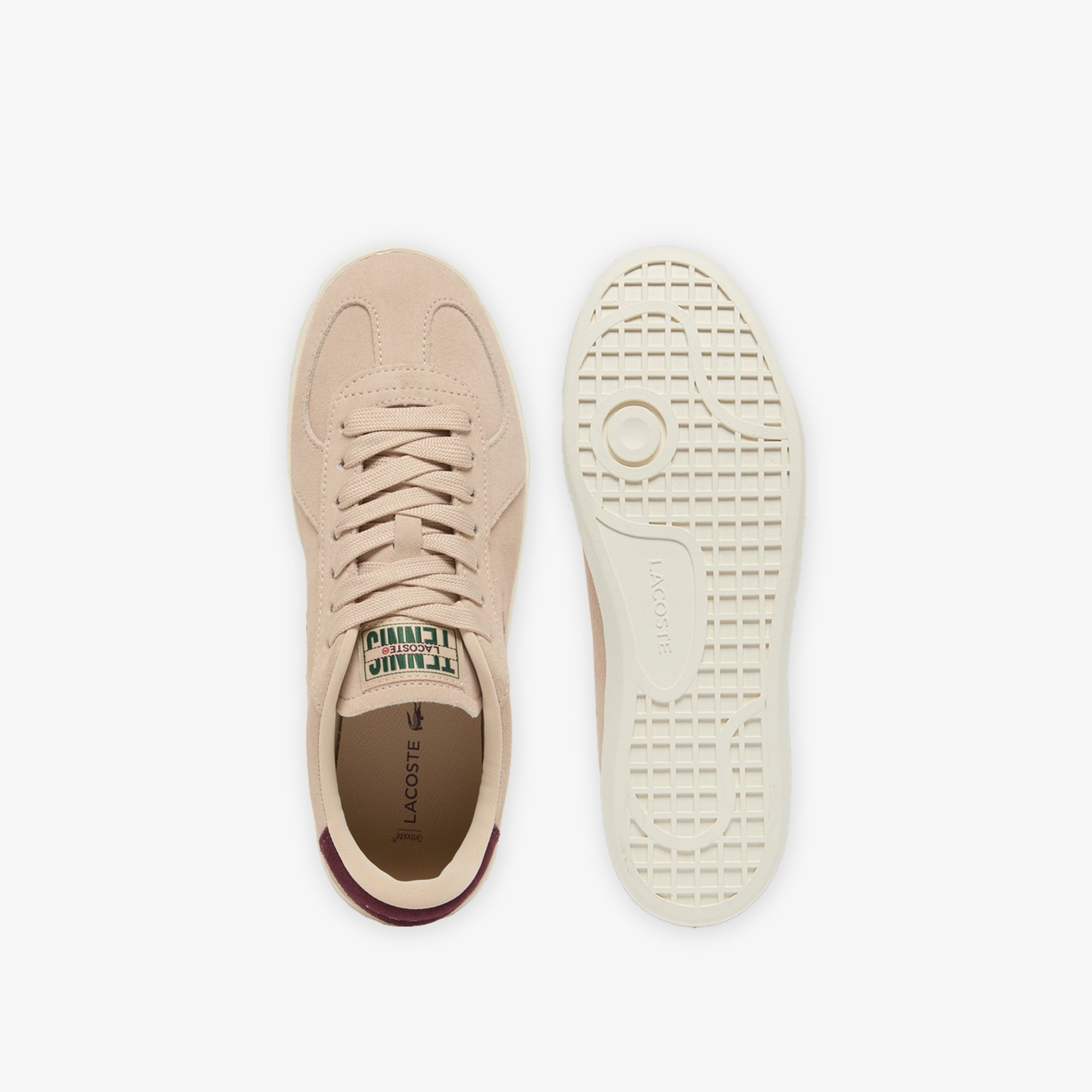 Giày Lacoste Nữ Chất Liệu Da Lộn