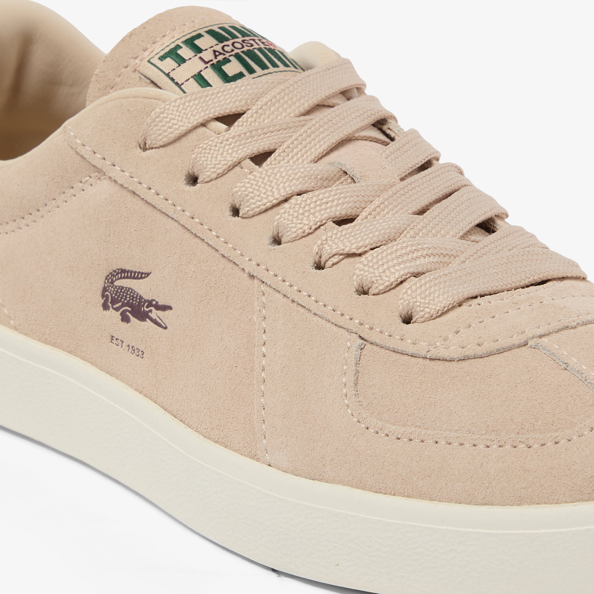 Giày Lacoste Nữ Chất Liệu Da Lộn