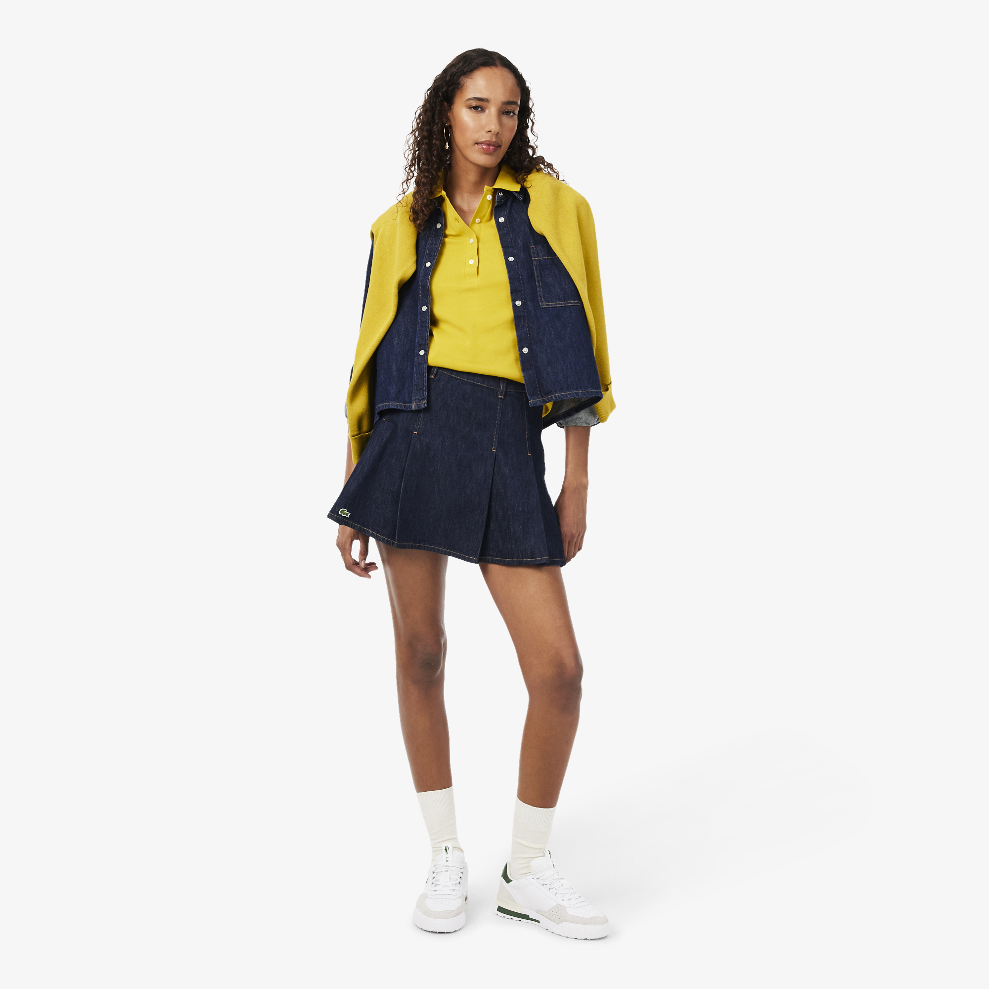 Giày Lacoste Nữ Slam Break Chất Liệu Da