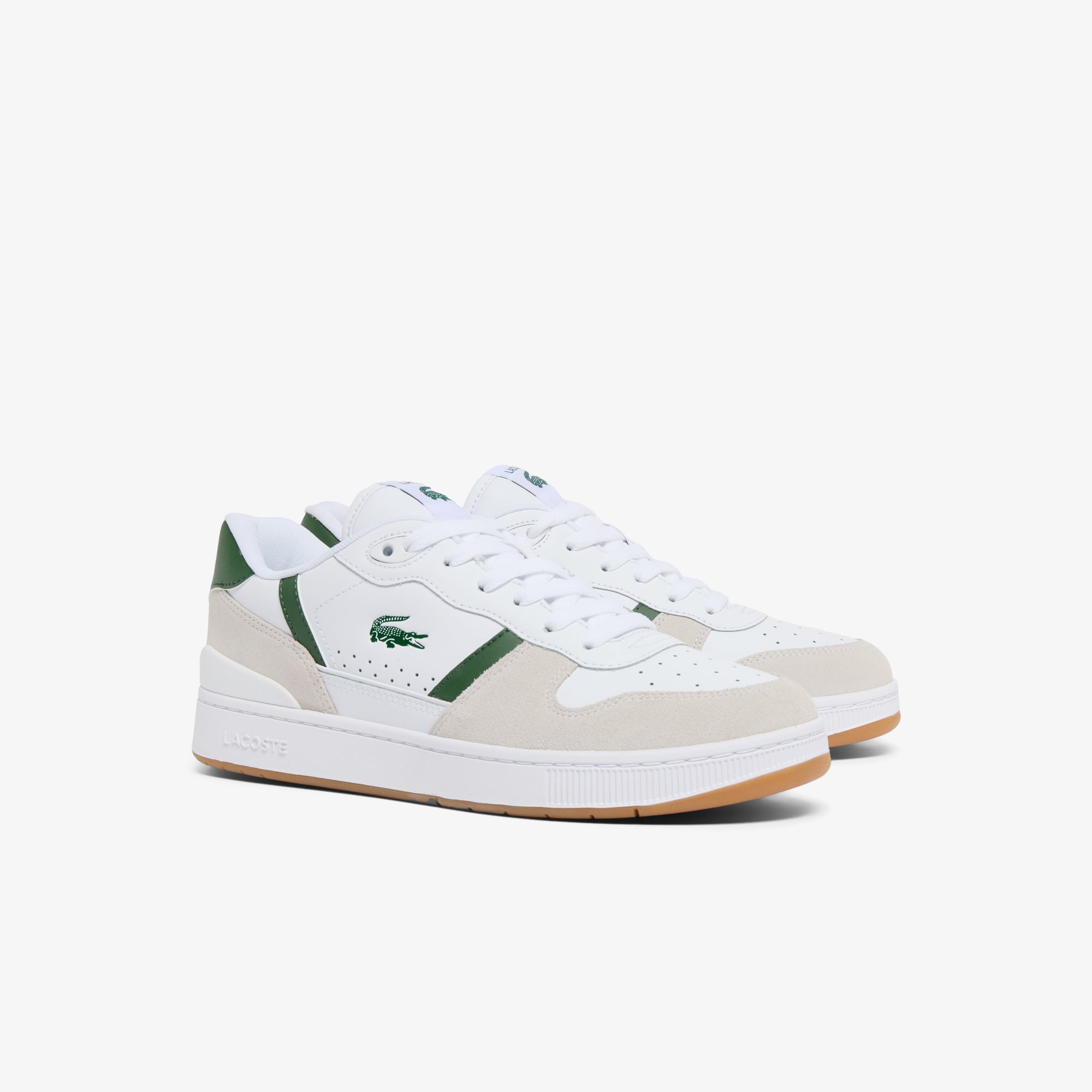 Giày Lacoste Nam T-Clip Set Chất Liệu Da