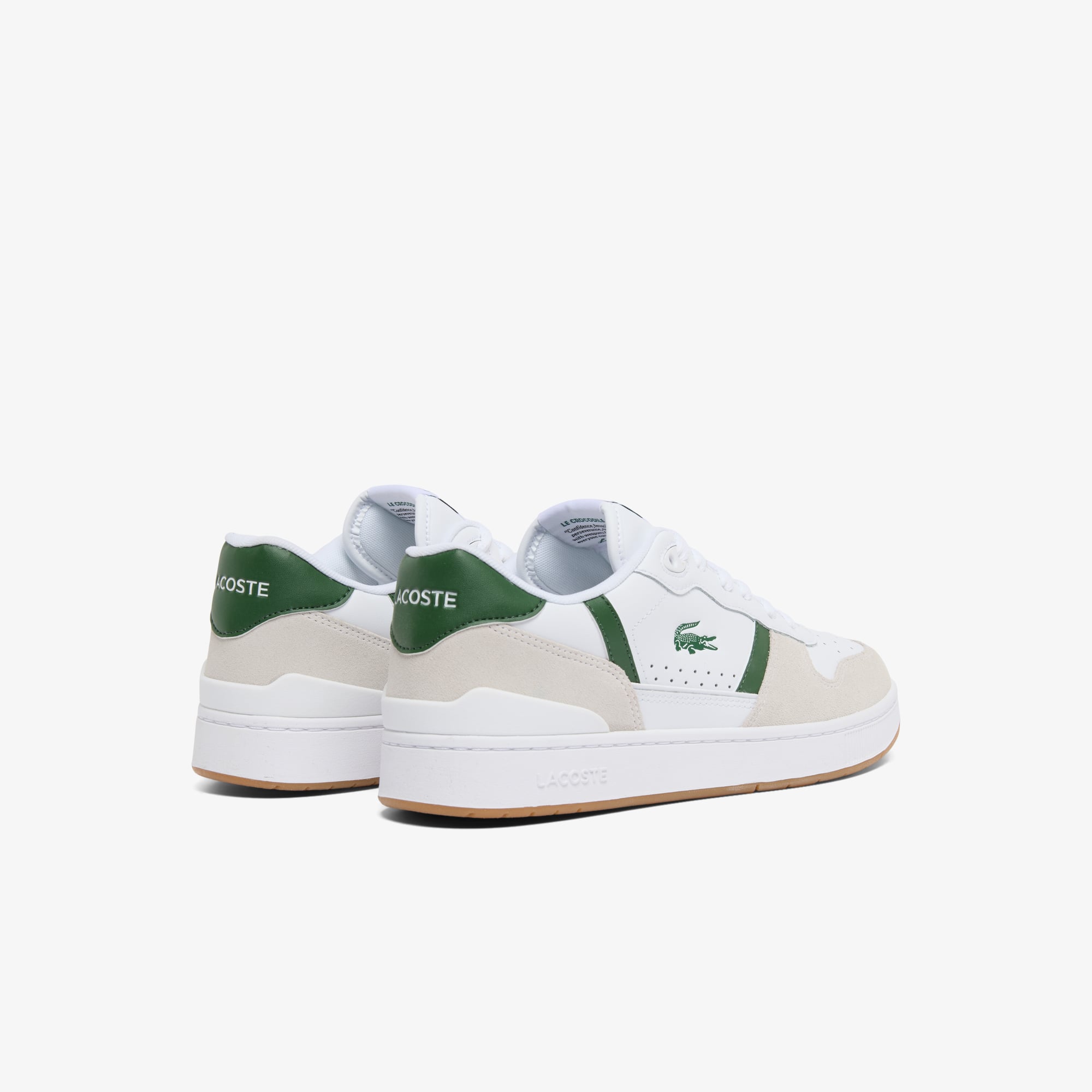 Giày Lacoste Nam T-Clip Set Chất Liệu Da