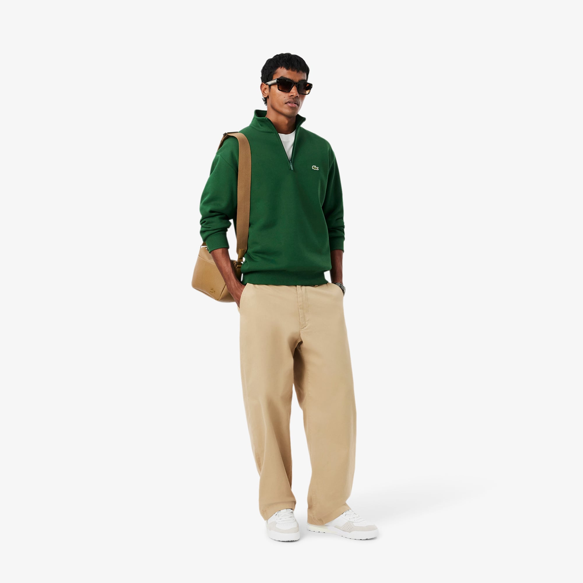 Giày Lacoste Nam Slam Break Chất Liệu Da