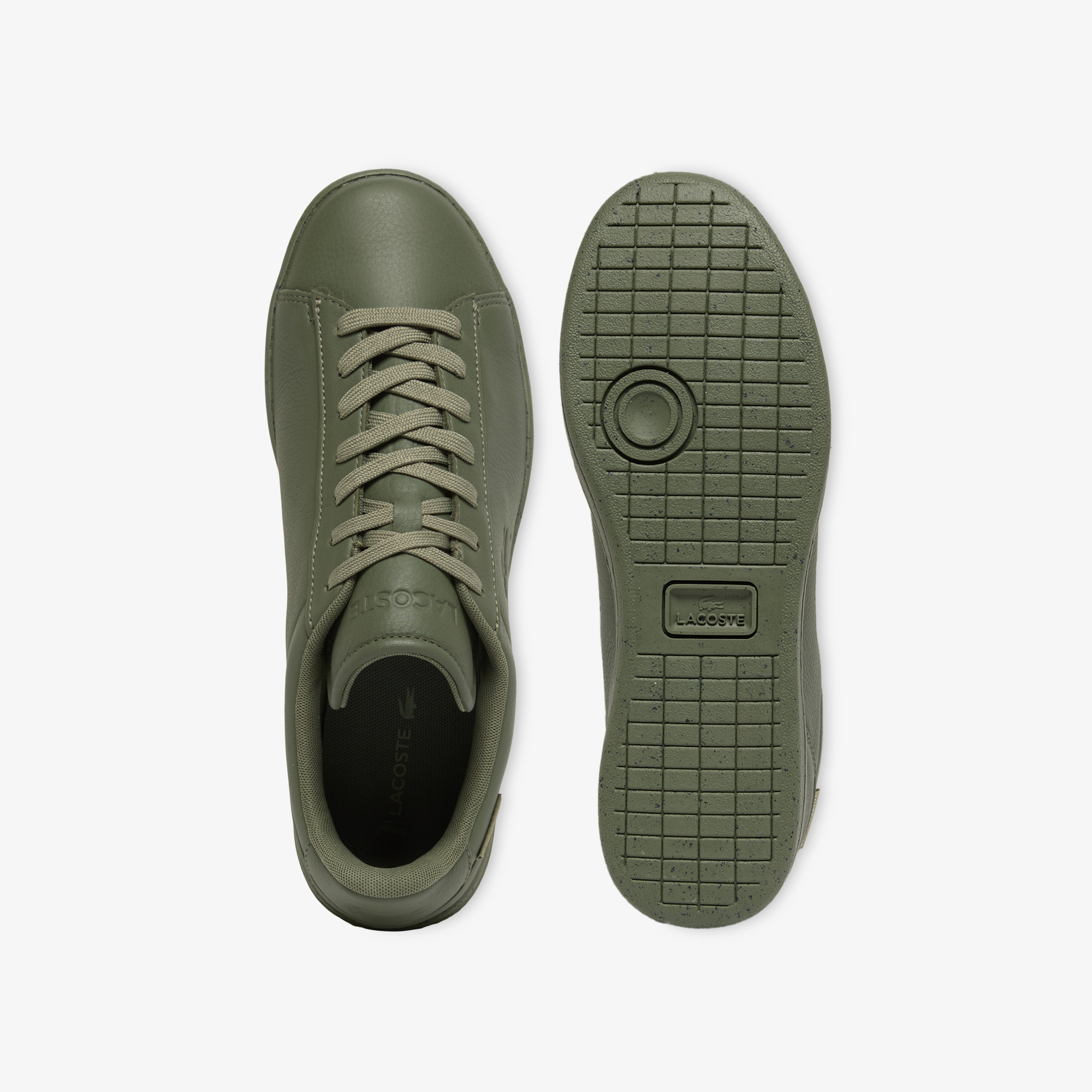 Giày Lacoste Nam Carnaby Shield Chất Liệu Da