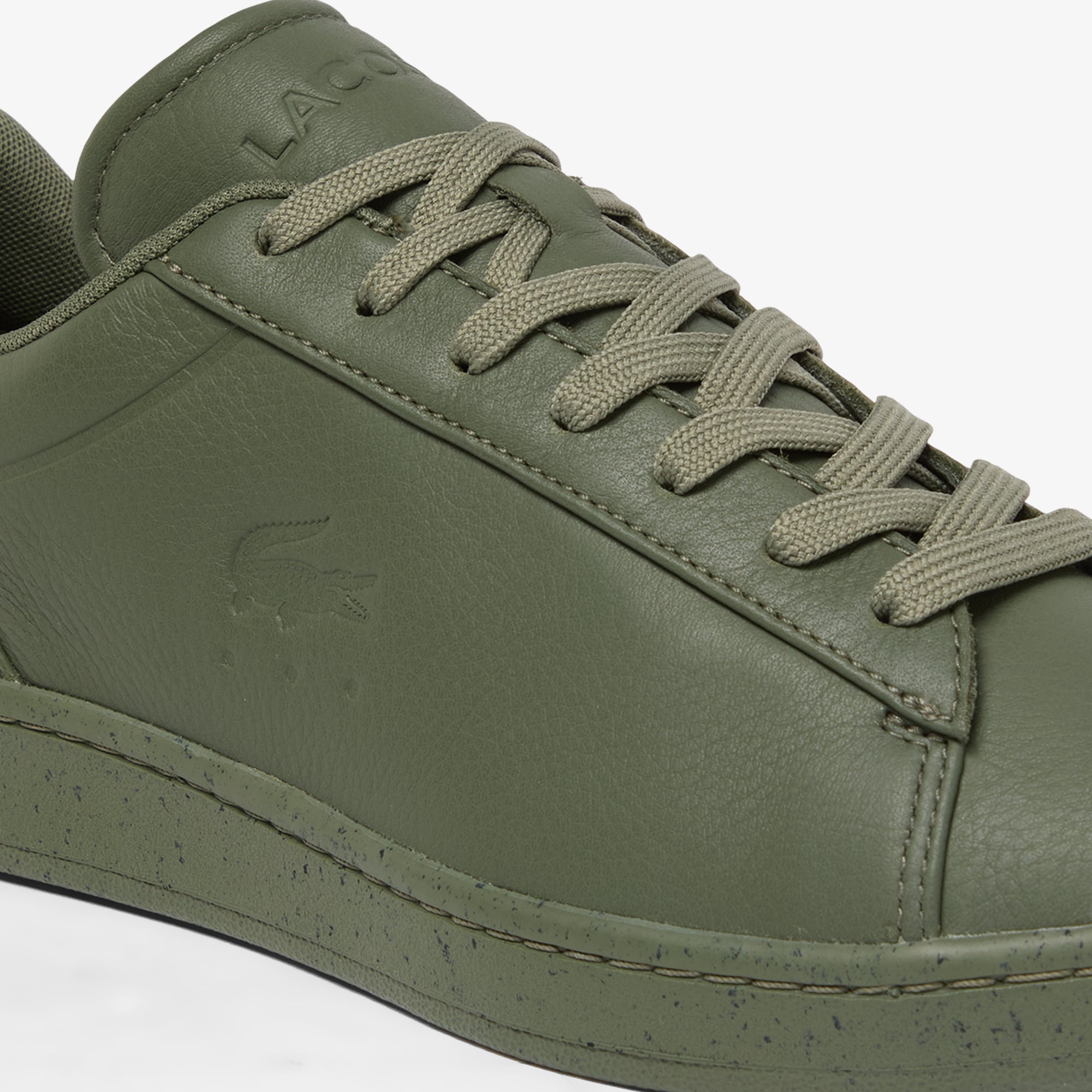 Giày Lacoste Nam Carnaby Shield Chất Liệu Da
