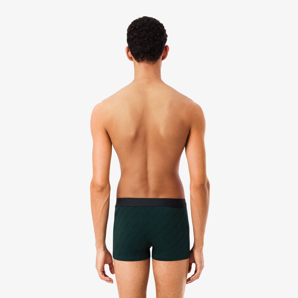 Bộ 3 Quần Lót Trunk Lacoste Nam Chất Liệu Cotton Co Giãn
