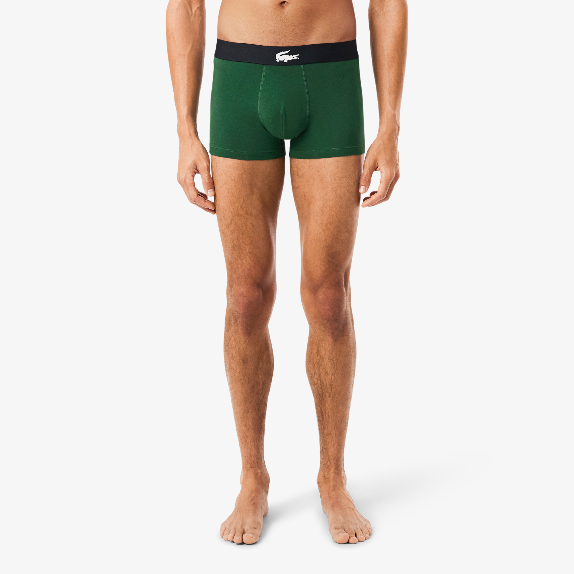 Bộ 3 Quần Lót Trunk Lacoste Nam Chất Liệu Cotton Co Giãn
