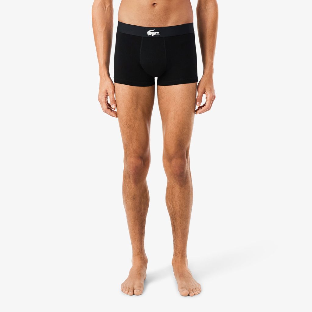 Bộ 3 Quần Lót Trunk Lacoste Nam Chất Liệu Cotton Co Giãn