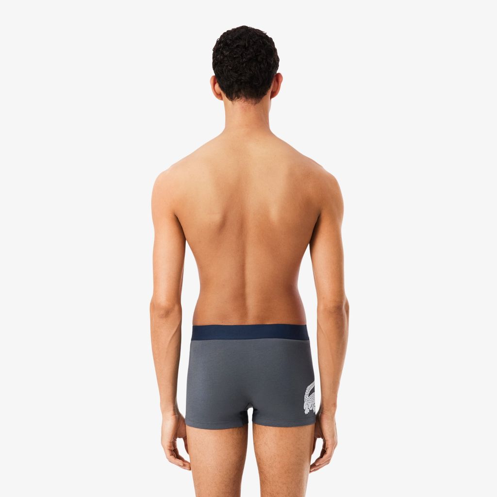Bộ 3 Quần Lót Trunk Lacoste Nam Chất Liệu Cotton Co Giãn