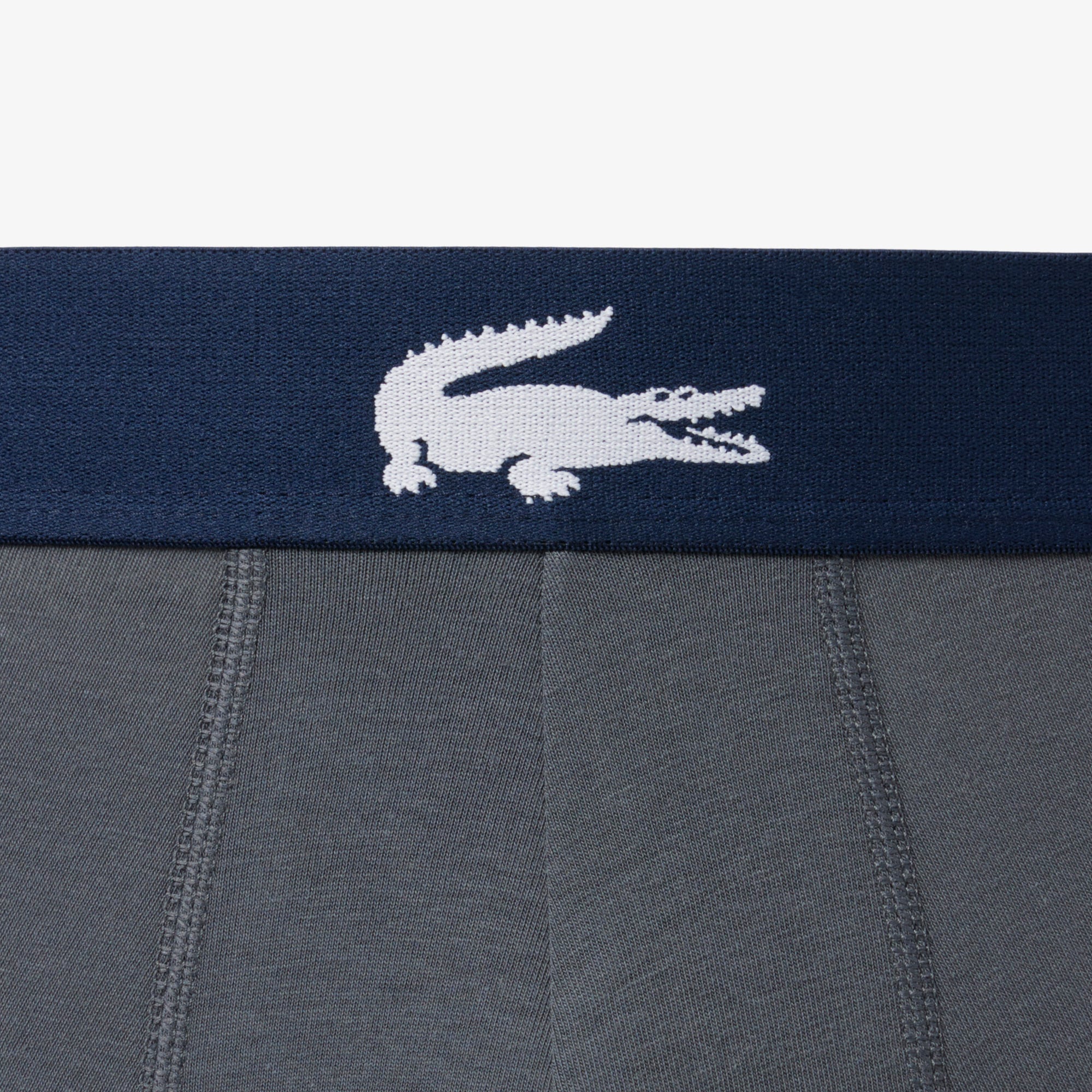 Bộ 3 Quần Lót Trunk Lacoste Nam Chất Liệu Cotton Co Giãn