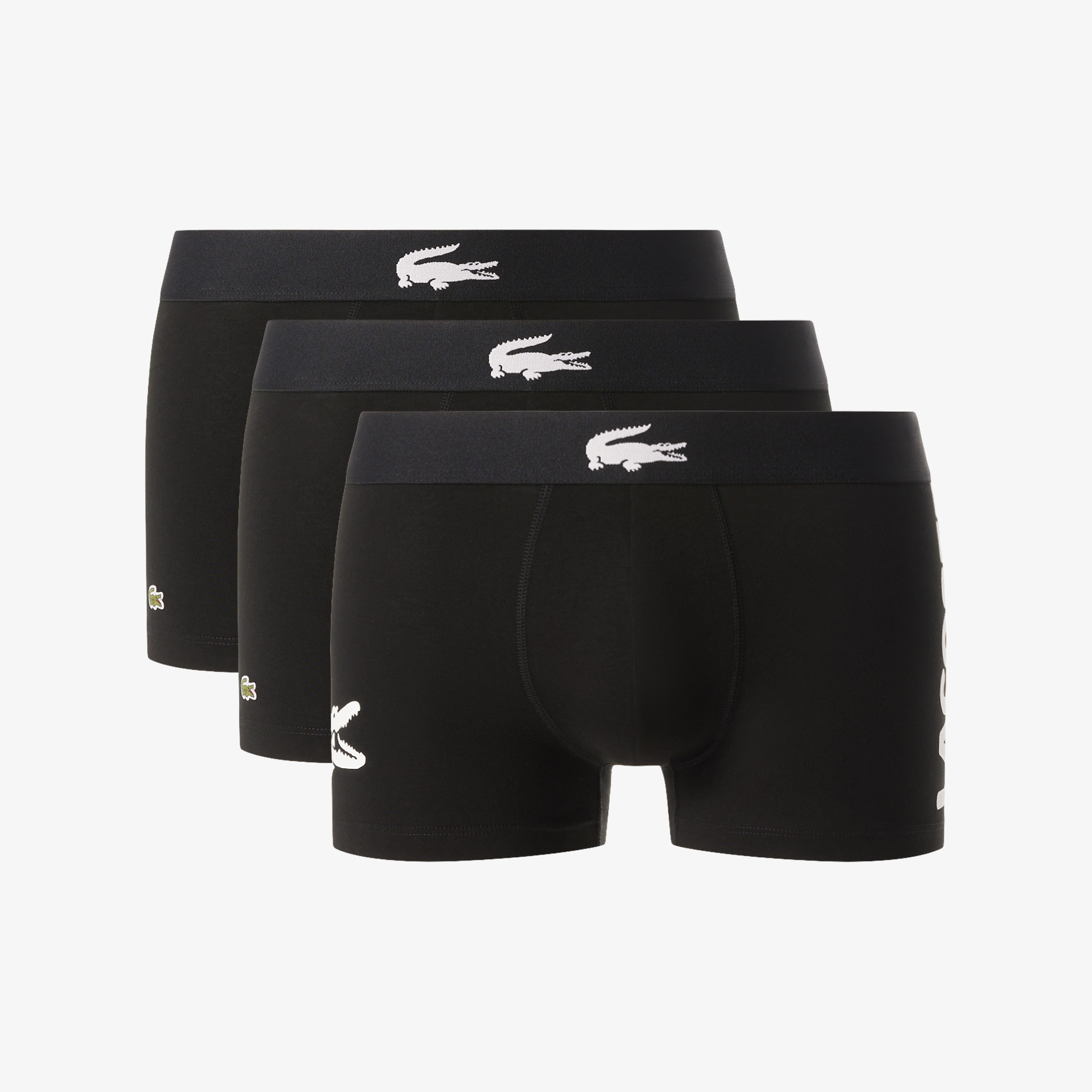 Bộ 3 Quần Lót Trunk Lacoste Nam Chất Liệu Cotton Co Giãn