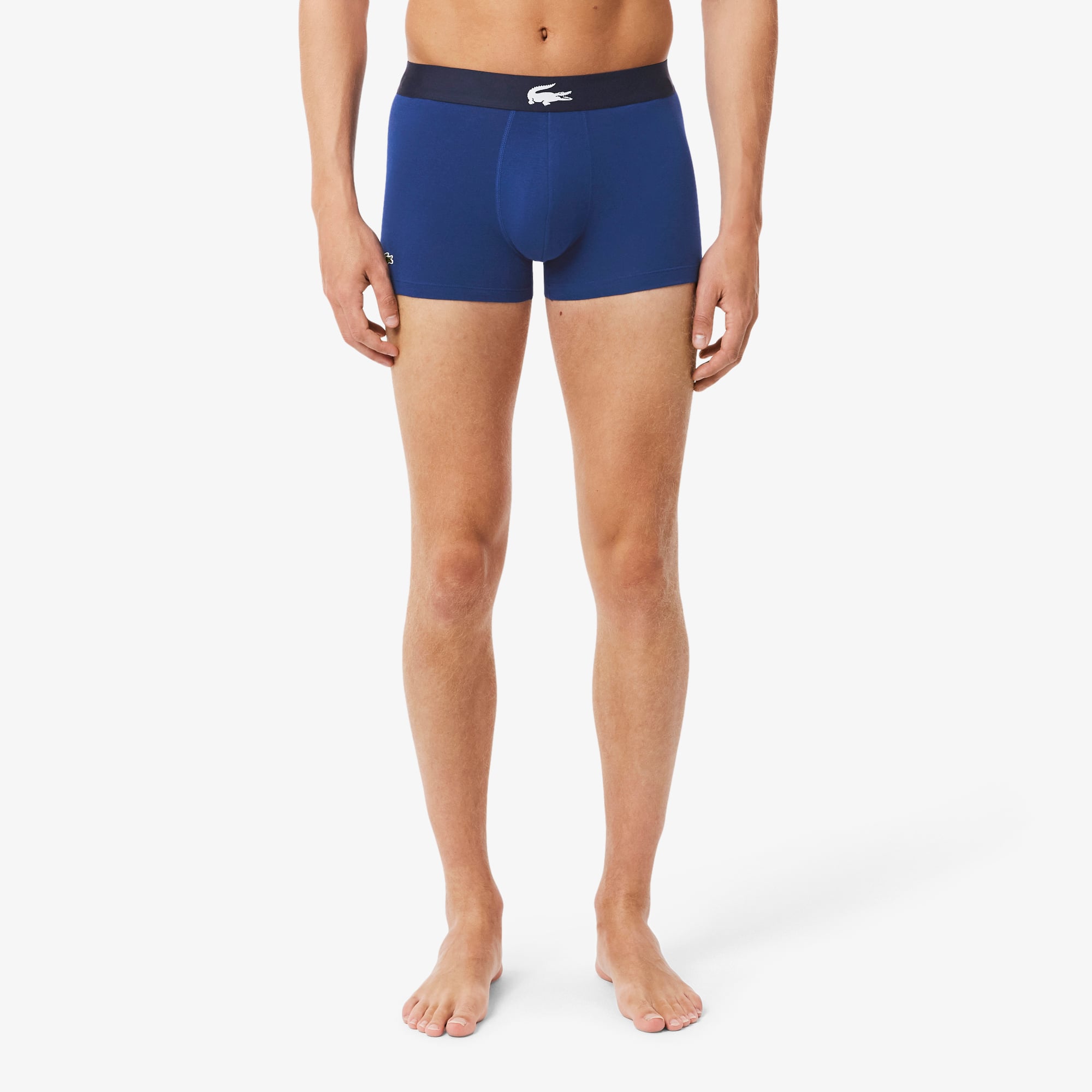 Bộ 3 Quần Lót Trunk Lacoste Nam Chất Liệu Cotton Co Giãn