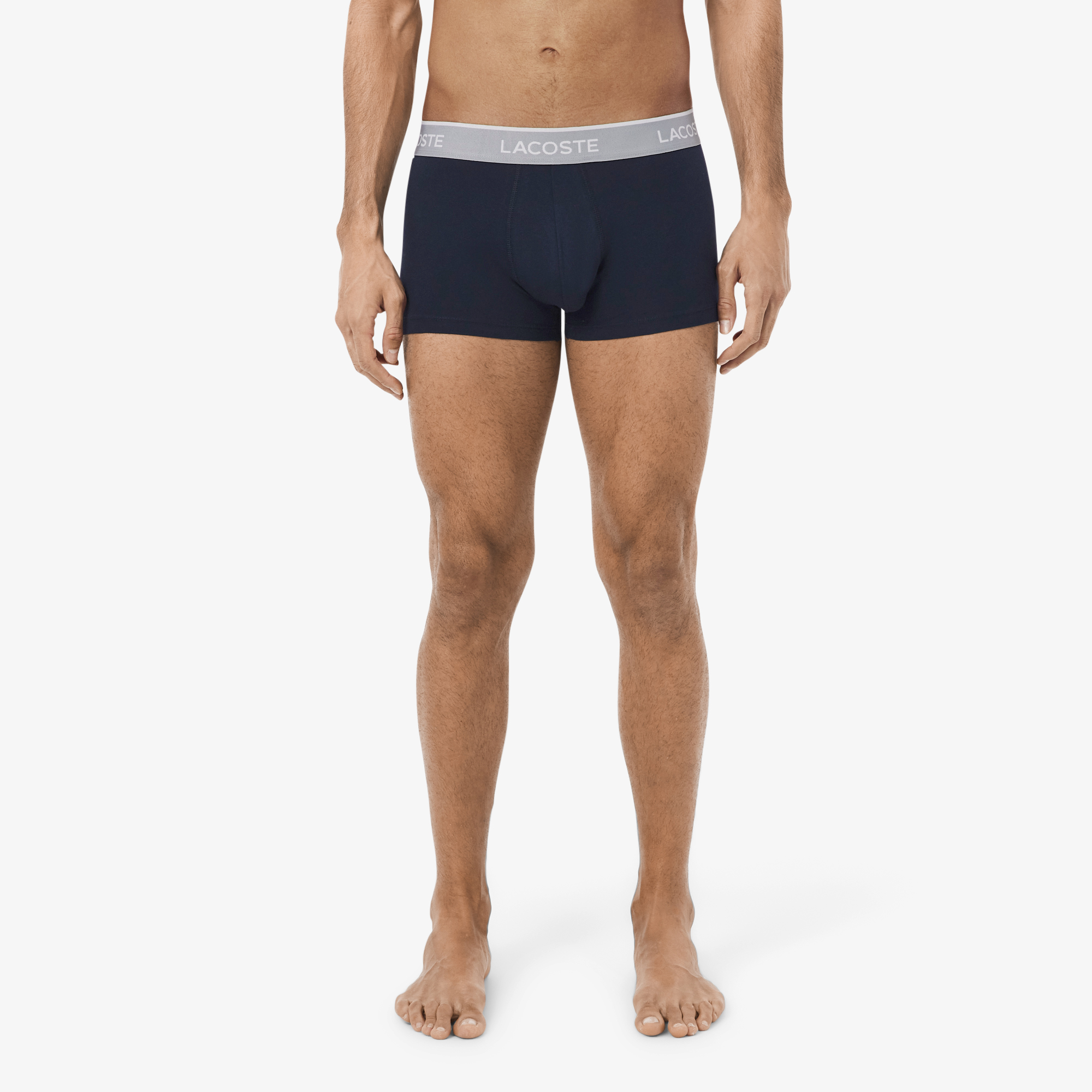 Bộ 3 Quần Lót Trunk Lacoste Nam Chất Liệu Cotton Co Giãn