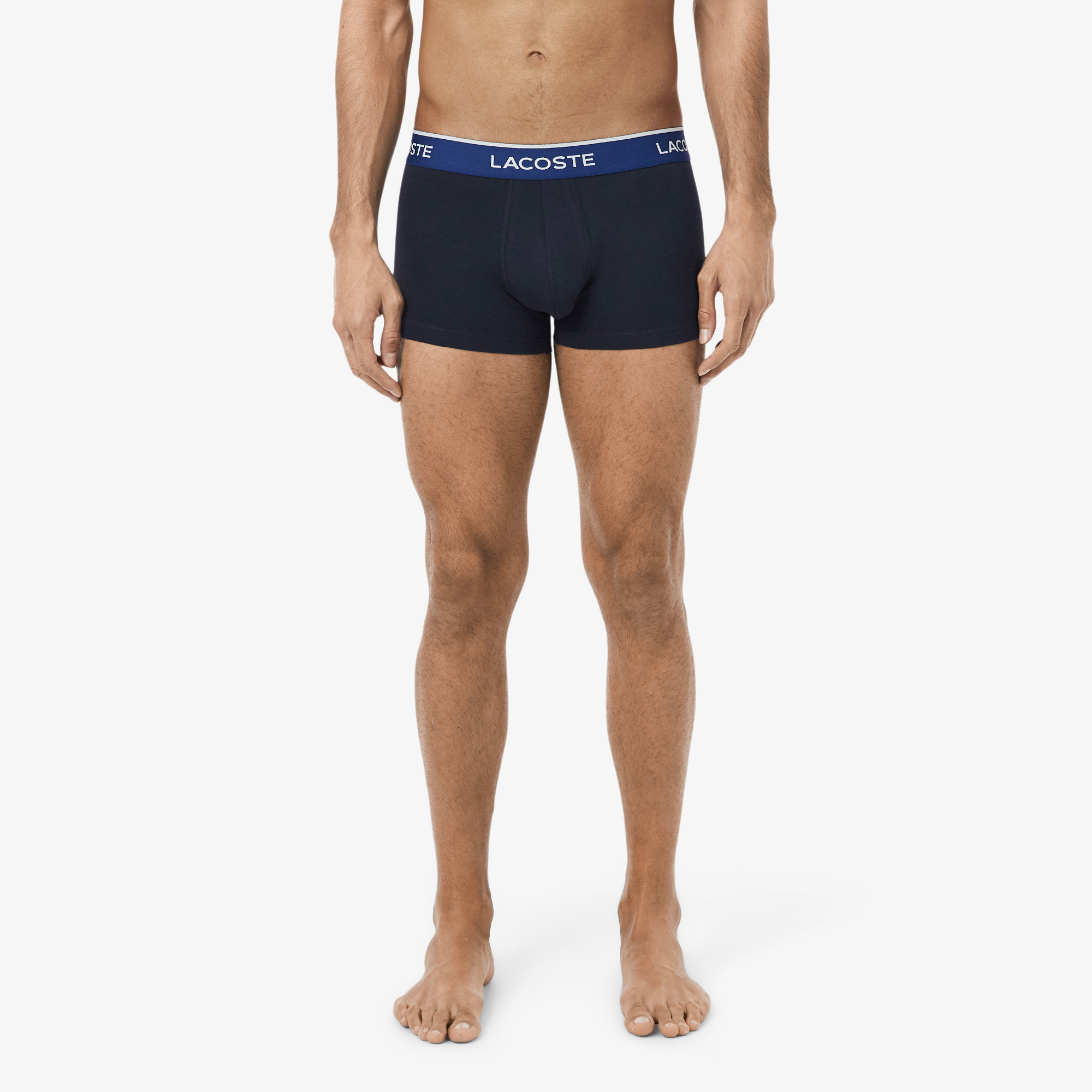 Bộ 3 Quần Lót Trunk Lacoste Nam Chất Liệu Cotton Co Giãn