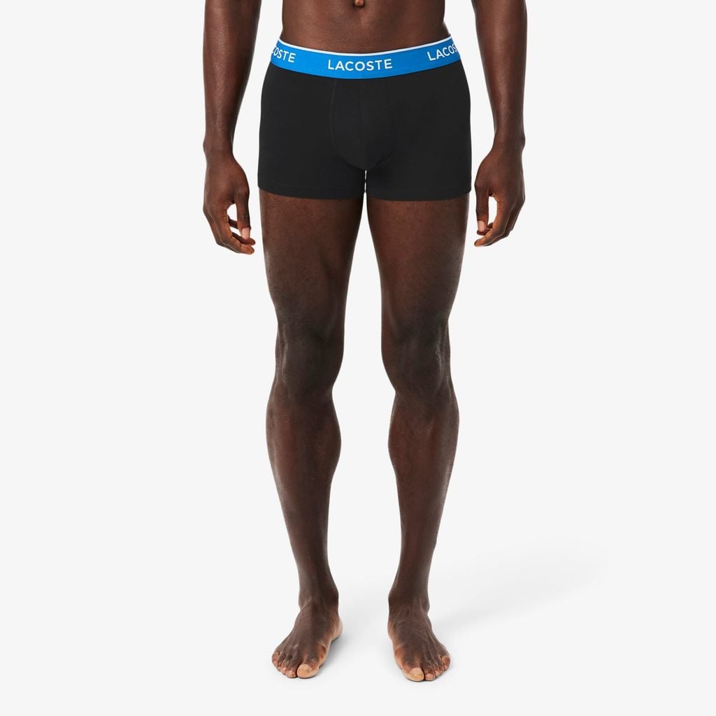 Bộ 3 Quần Lót Trunk Lacoste Nam Chất Liệu Cotton Co Giãn