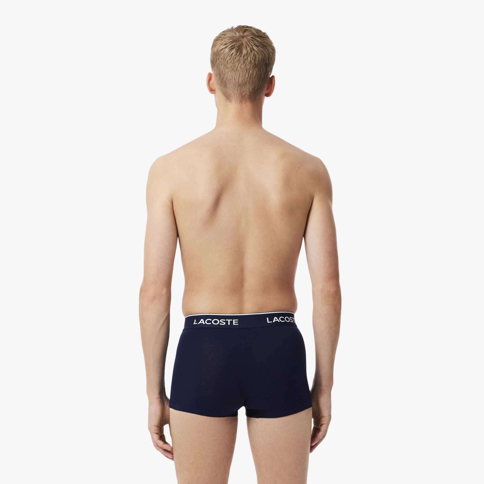 Bộ 3 Quần Lót Trunk Lacoste Nam Chất Liệu Cotton Co Giãn