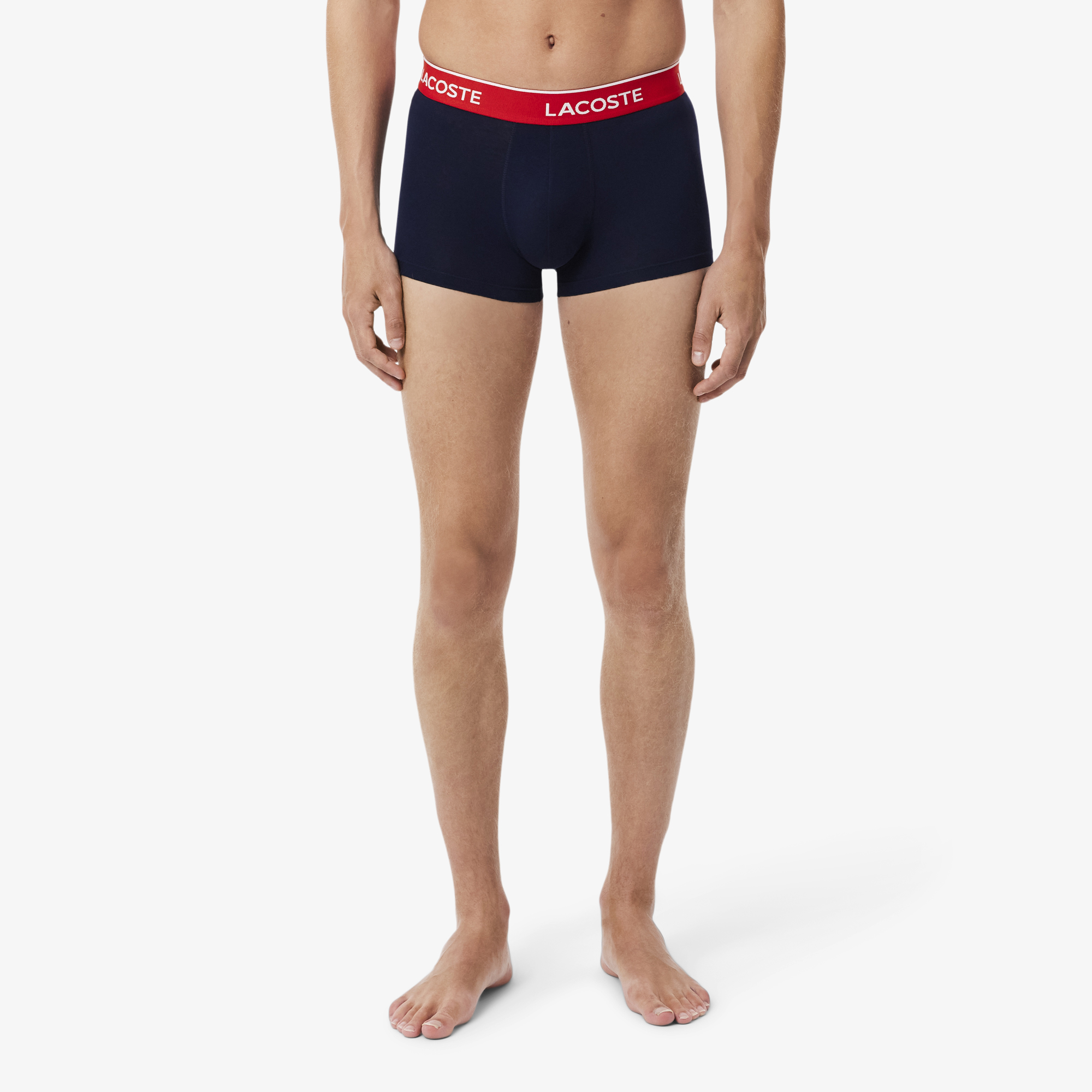 Bộ 3 Quần Lót Trunk Lacoste Nam Chất Liệu Cotton Co Giãn
