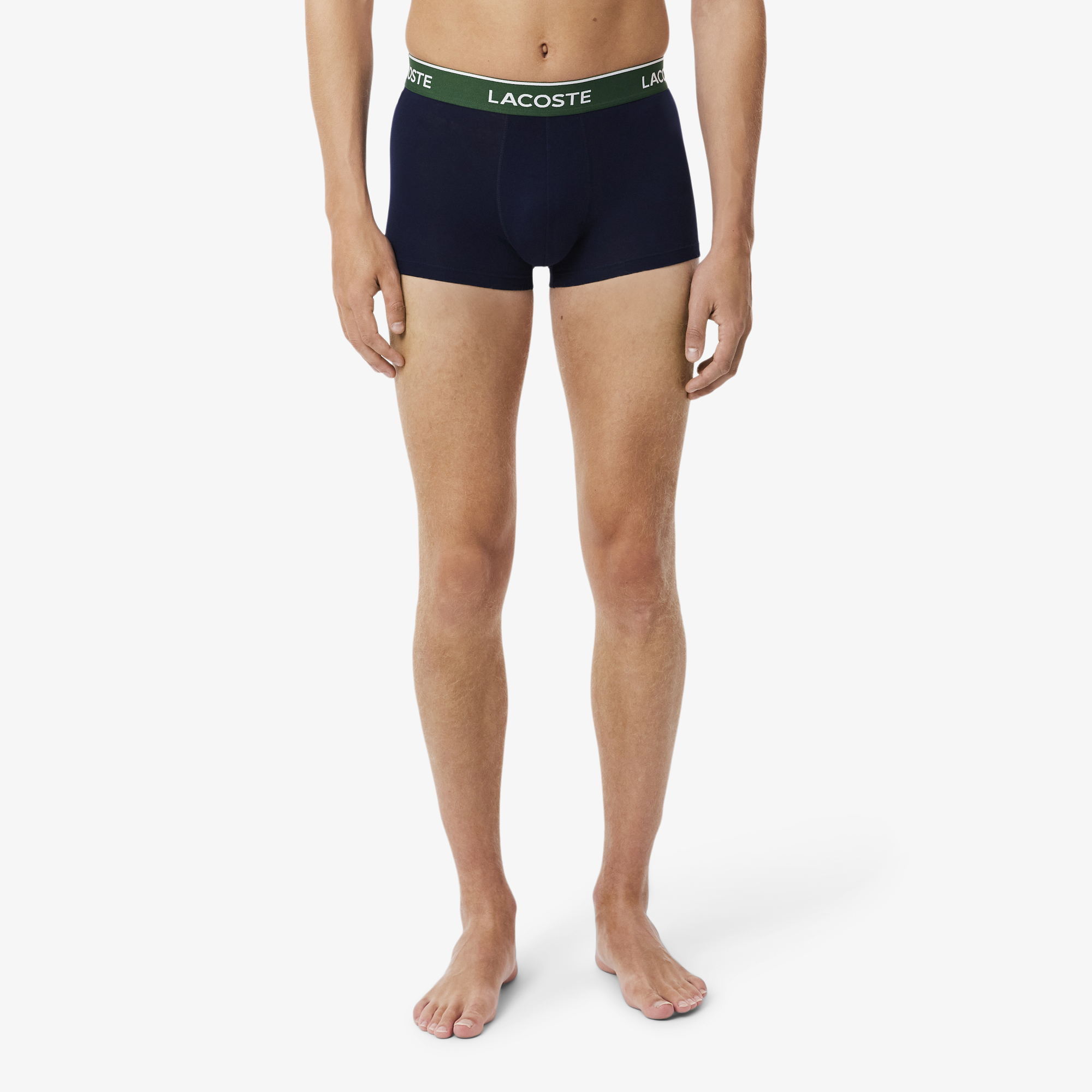 Bộ 3 Quần Lót Trunk Lacoste Nam Chất Liệu Cotton Co Giãn