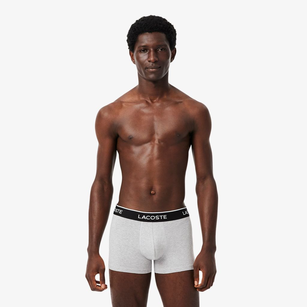 Bộ 3 Quần Lót Trunk Lacoste Nam Chất Liệu Cotton Co Giãn