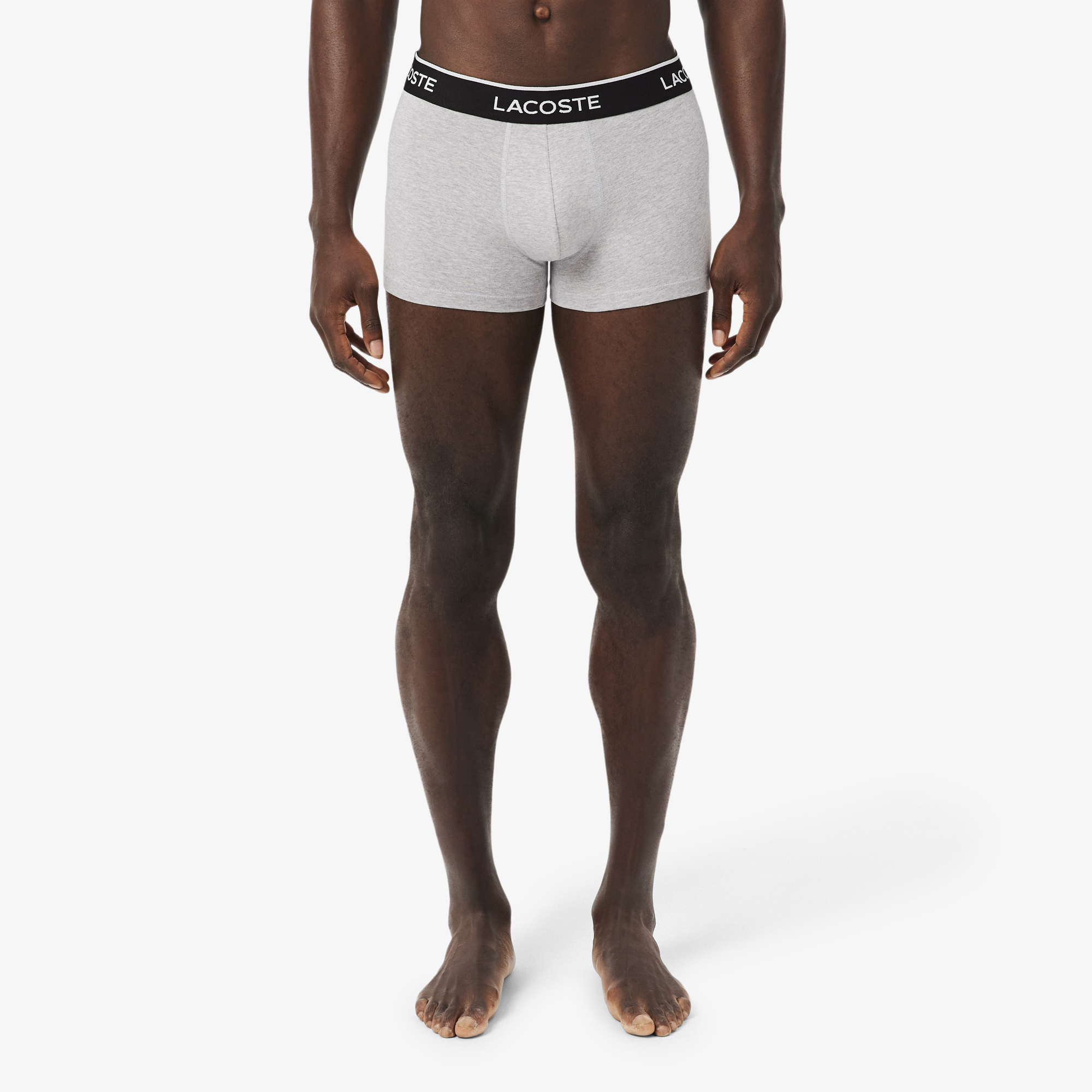 Bộ 3 Quần Lót Trunk Lacoste Nam Chất Liệu Cotton Co Giãn