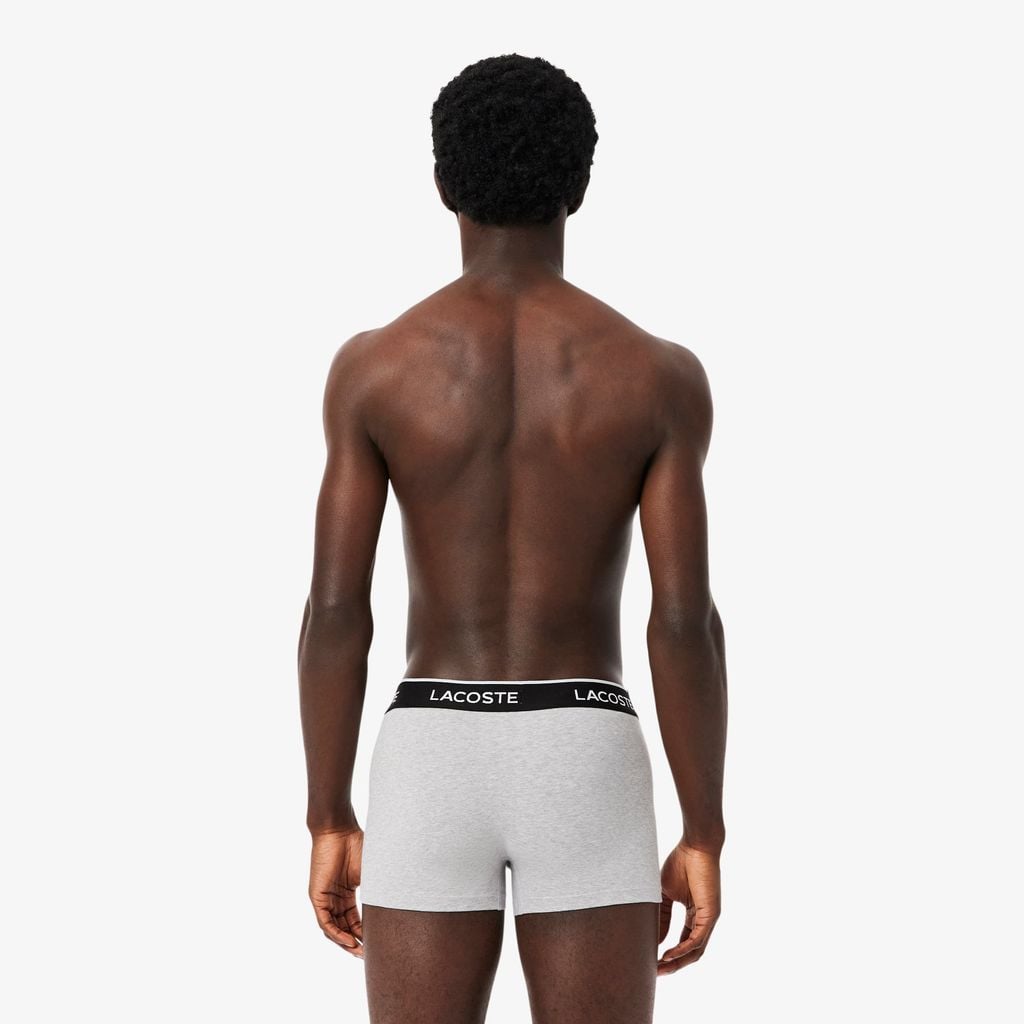 Bộ 3 Quần Lót Trunk Lacoste Nam Chất Liệu Cotton Co Giãn
