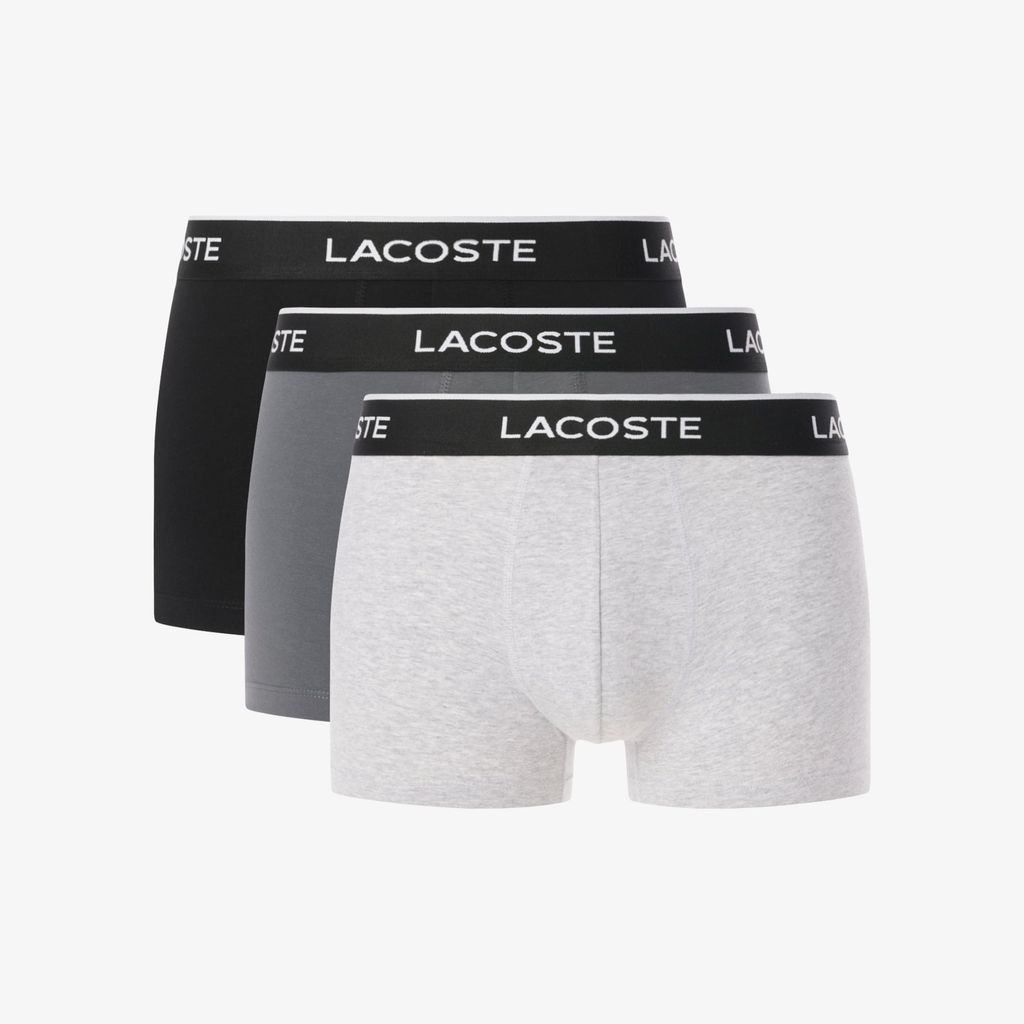 Bộ 3 Quần Lót Trunk Lacoste Nam Chất Liệu Cotton Co Giãn