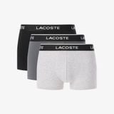 Bộ 3 Quần Lót Trunk Lacoste Nam Chất Liệu Cotton Co Giãn