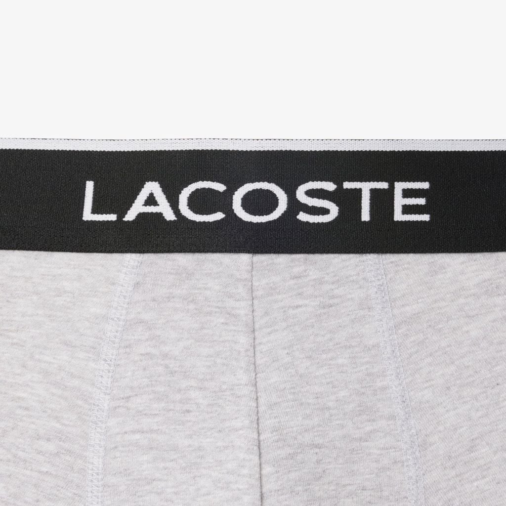 Bộ 3 Quần Lót Trunk Lacoste Nam Chất Liệu Cotton Co Giãn