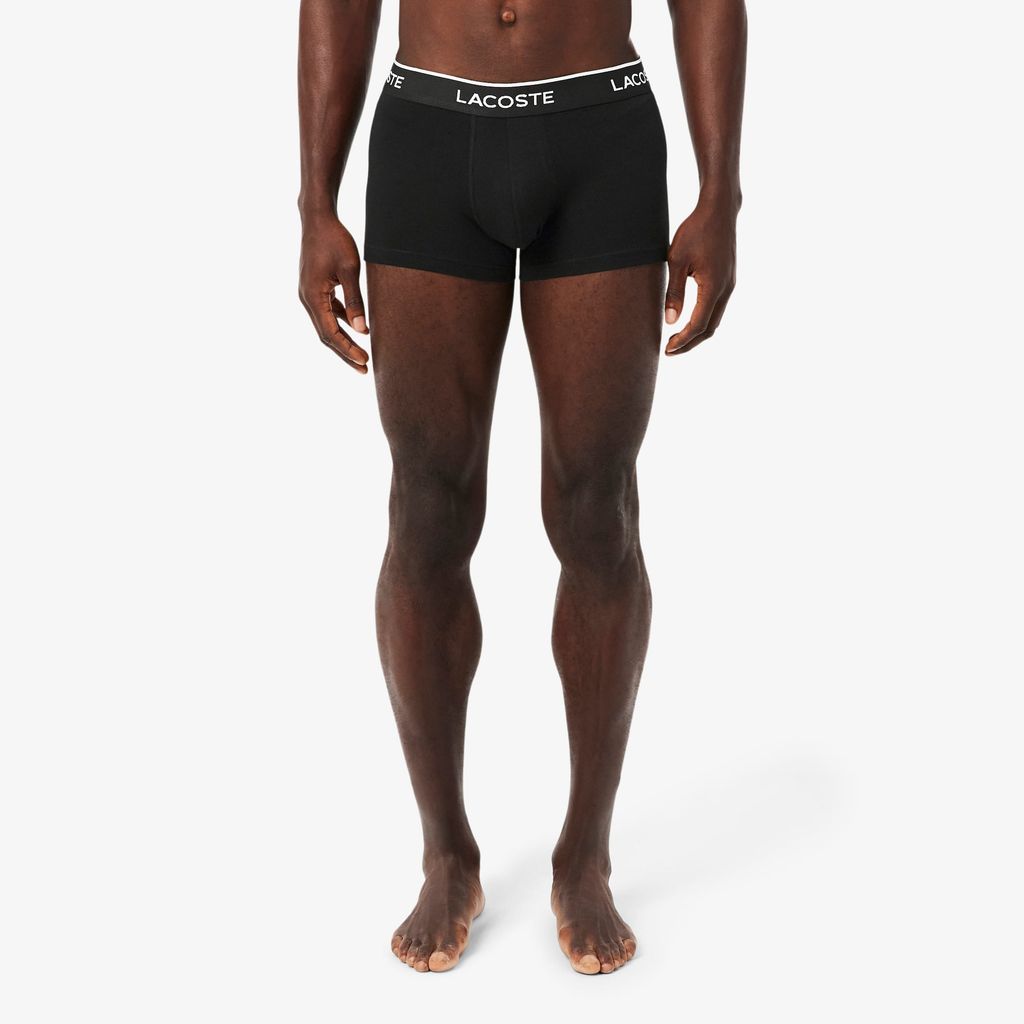 Bộ 3 Quần Lót Trunk Lacoste Nam Chất Liệu Cotton Co Giãn