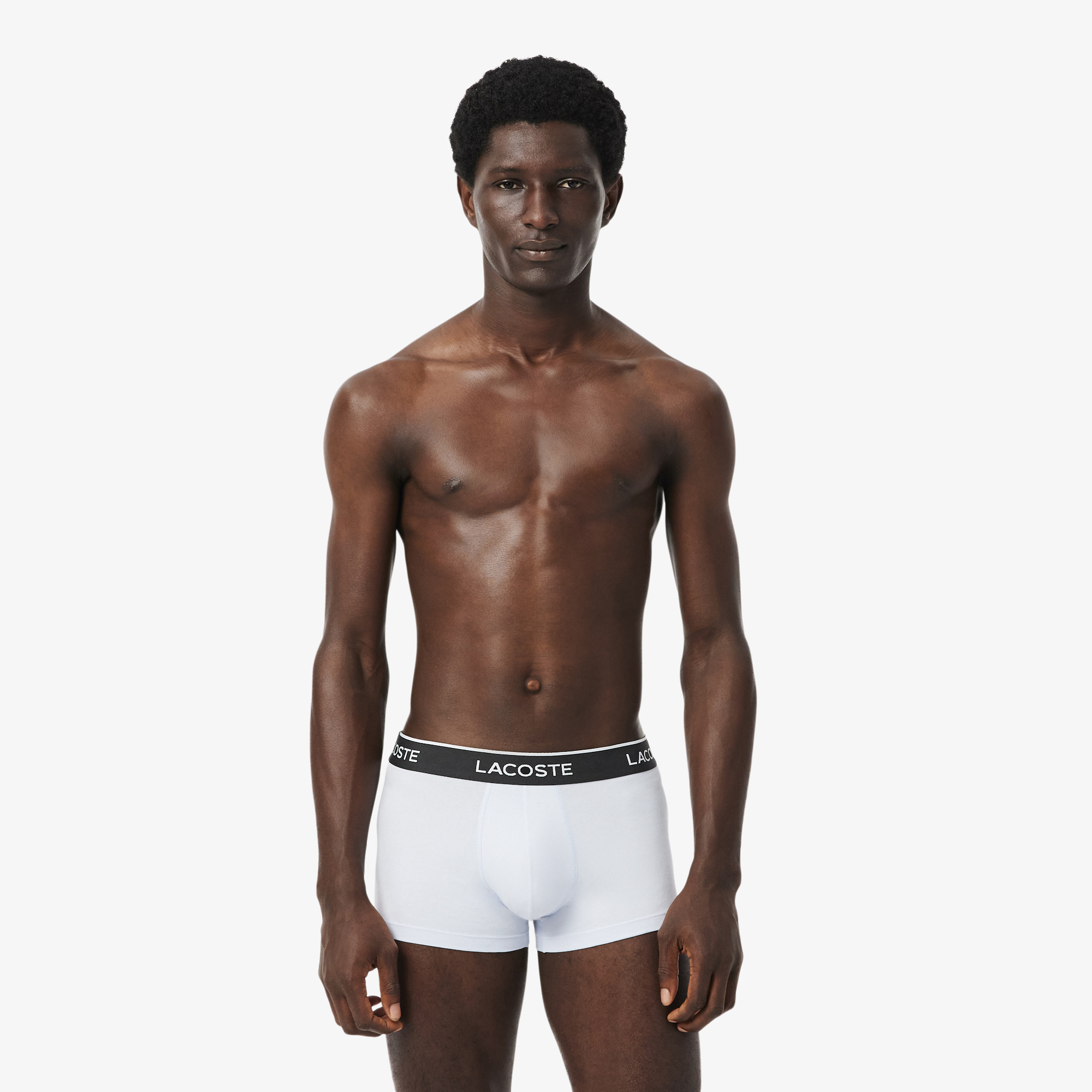 Bộ 3 Quần Lót Trunk Lacoste Nam Chất Liệu Cotton Co Giãn