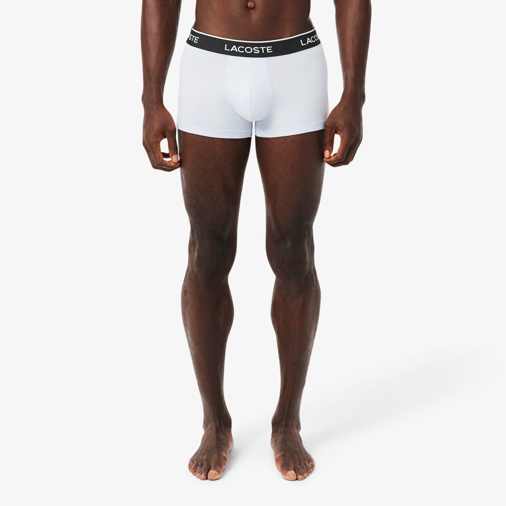 Bộ 3 Quần Lót Trunk Lacoste Nam Chất Liệu Cotton Co Giãn