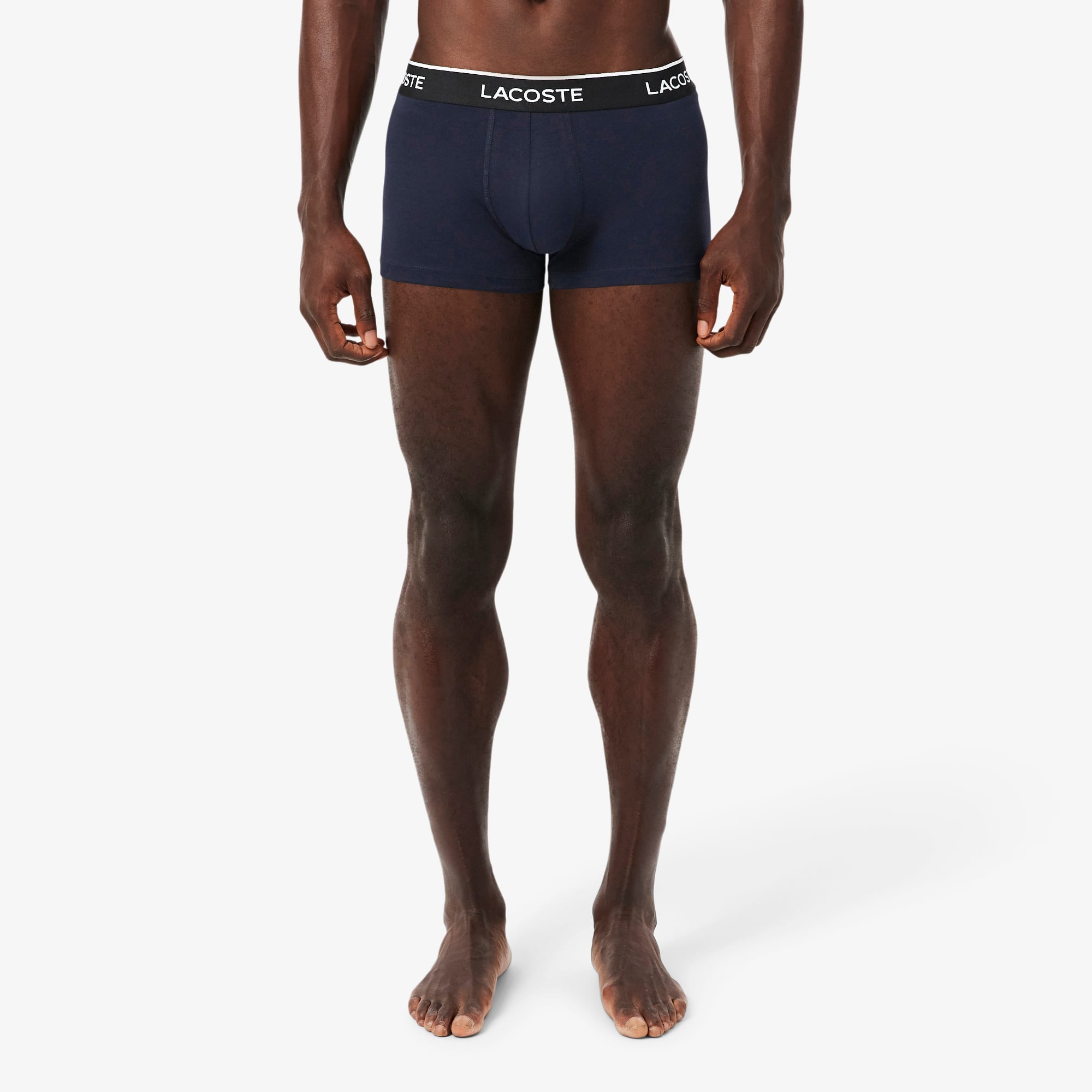 Bộ 3 Quần Lót Trunk Lacoste Nam Chất Liệu Cotton Co Giãn