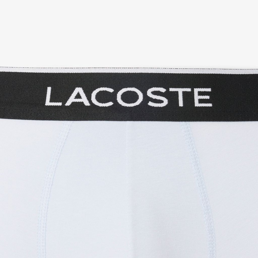 Bộ 3 Quần Lót Trunk Lacoste Nam Chất Liệu Cotton Co Giãn