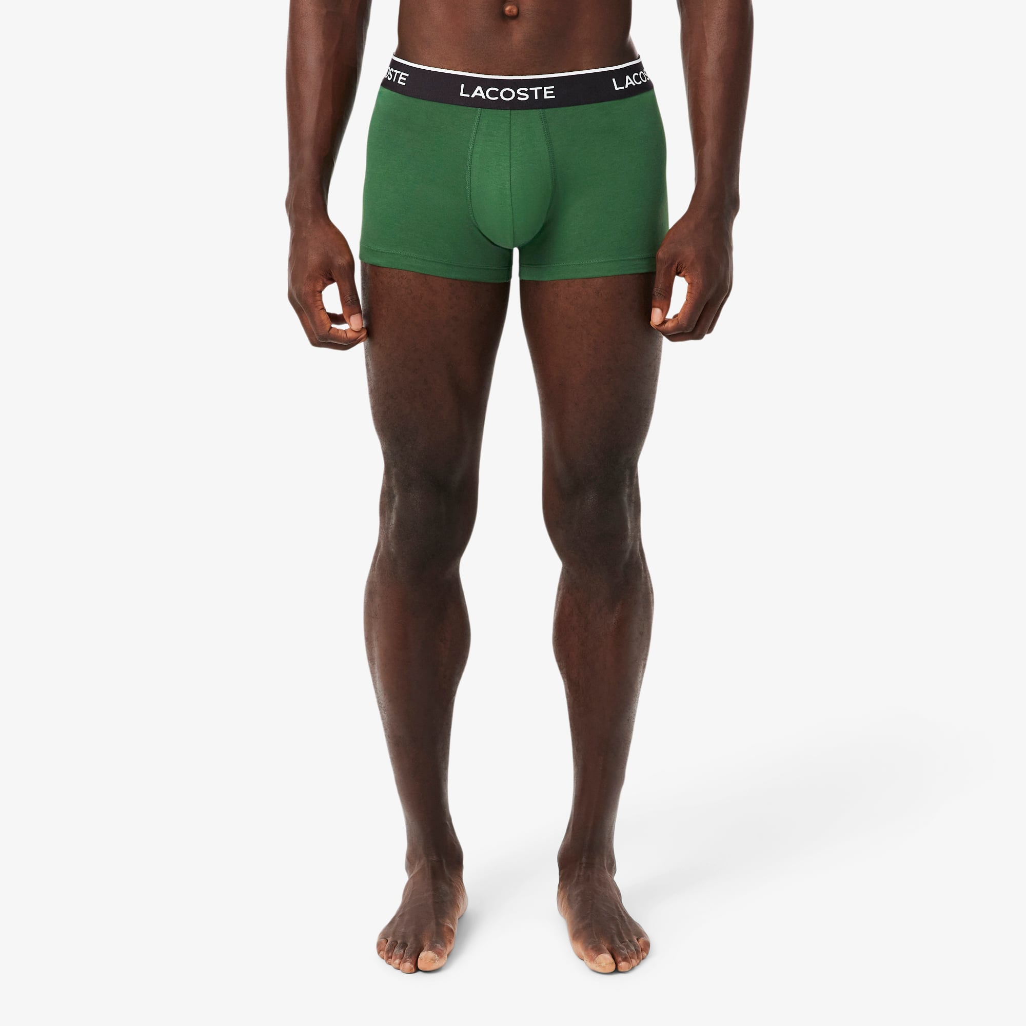 Bộ 3 Quần Lót Trunk Lacoste Nam Chất Liệu Cotton Co Giãn