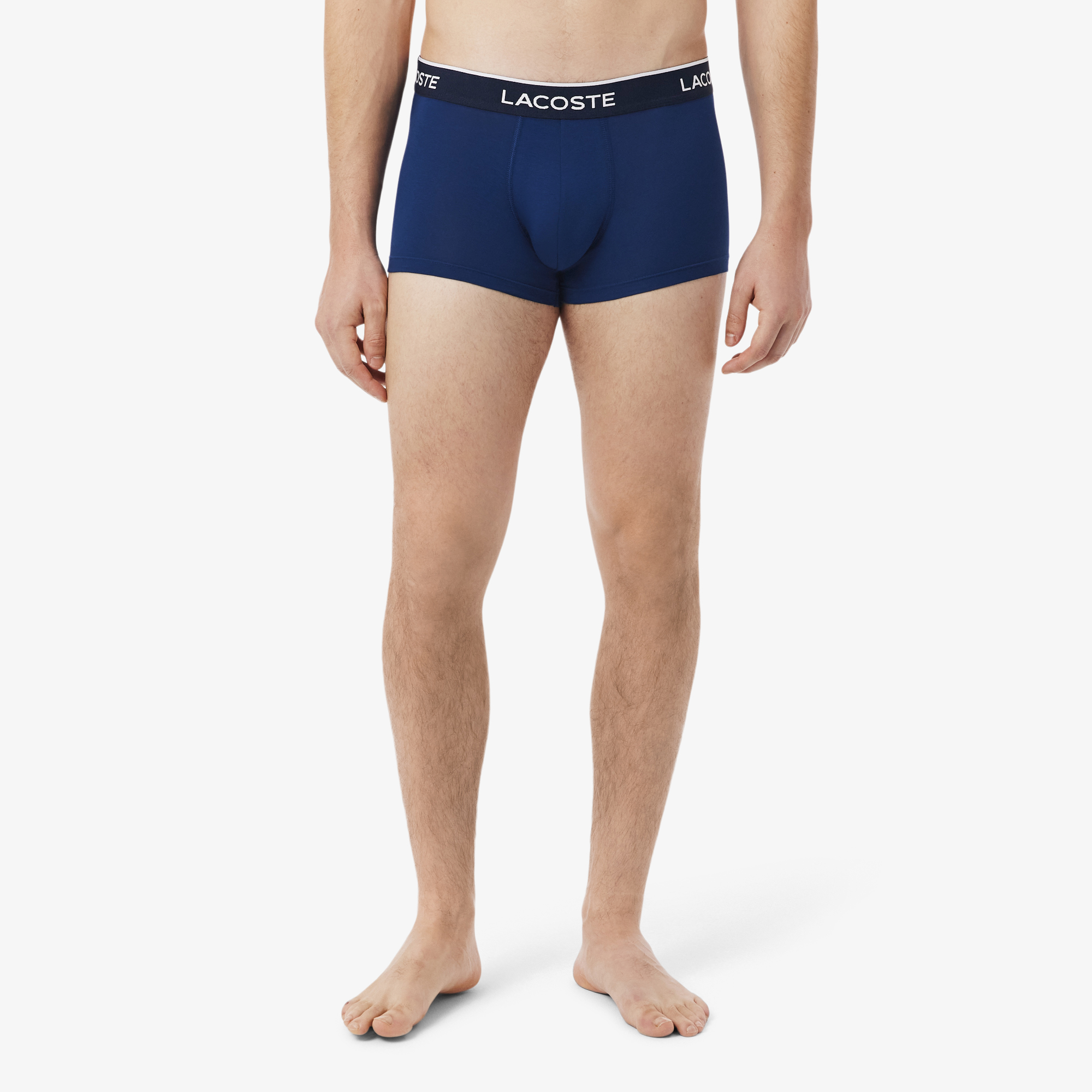 Bộ 3 Quần Lót Trunk Lacoste Nam Chất Liệu Cotton Co Giãn