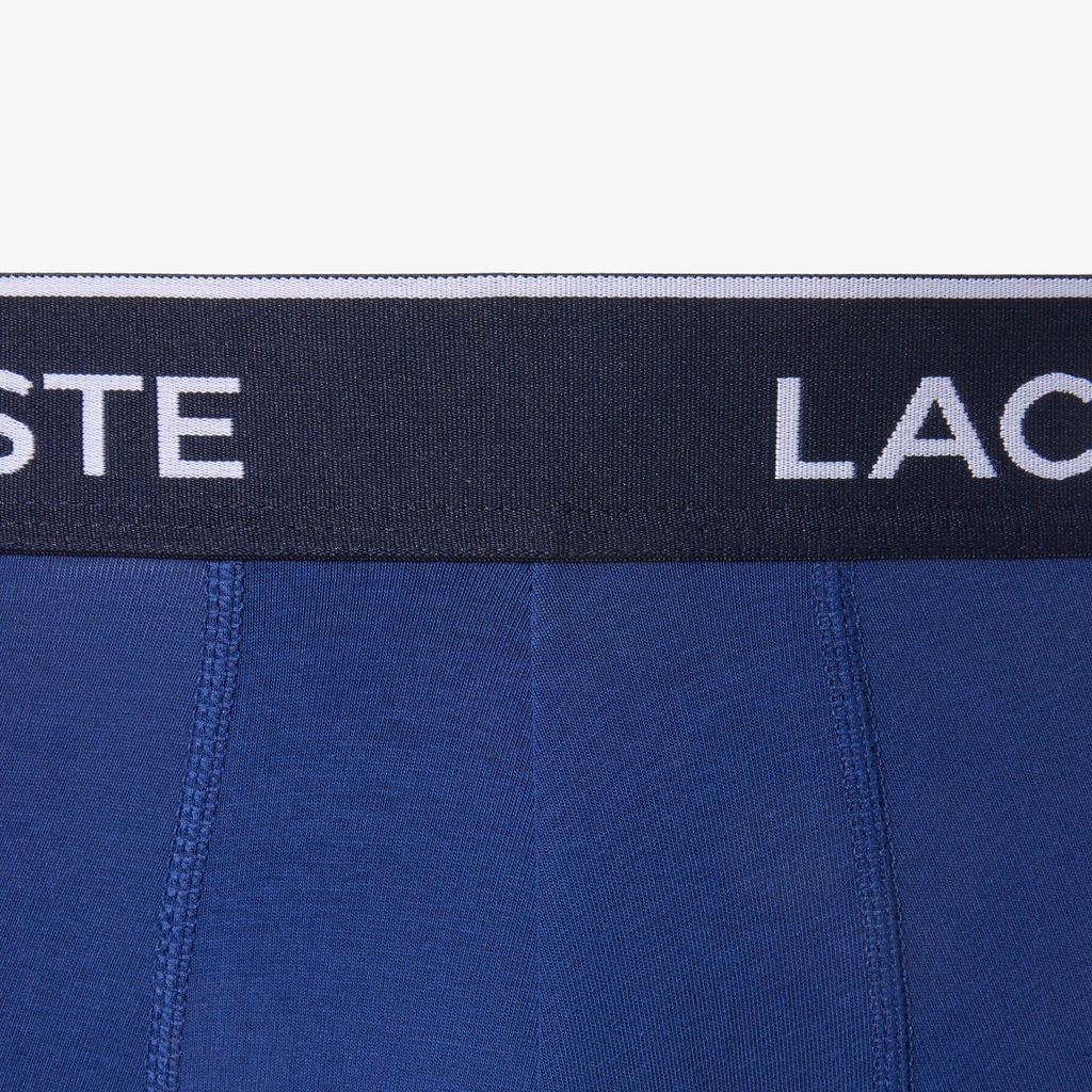 Bộ 3 Quần Lót Trunk Lacoste Nam Chất Liệu Cotton Co Giãn