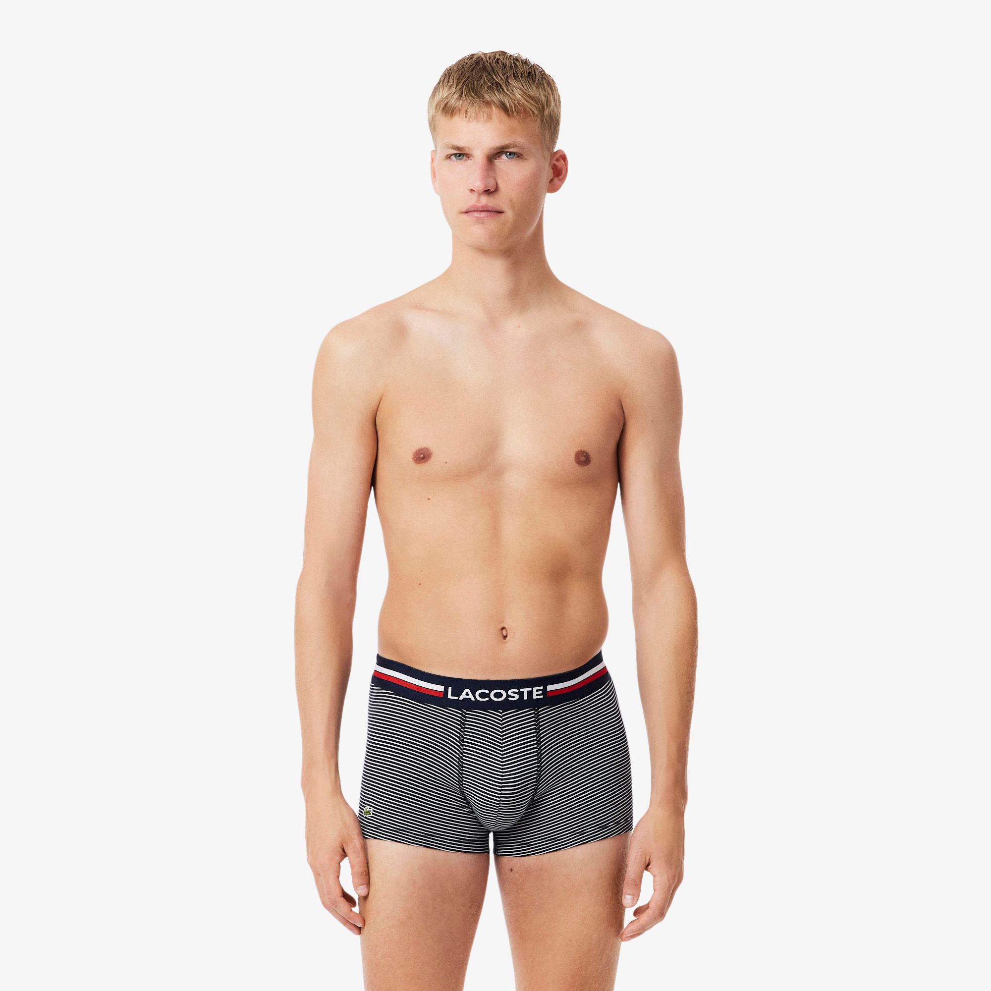 Bộ 3 Quần Lót Lacoste Nam Chất Liệu Cotton Co Giãn