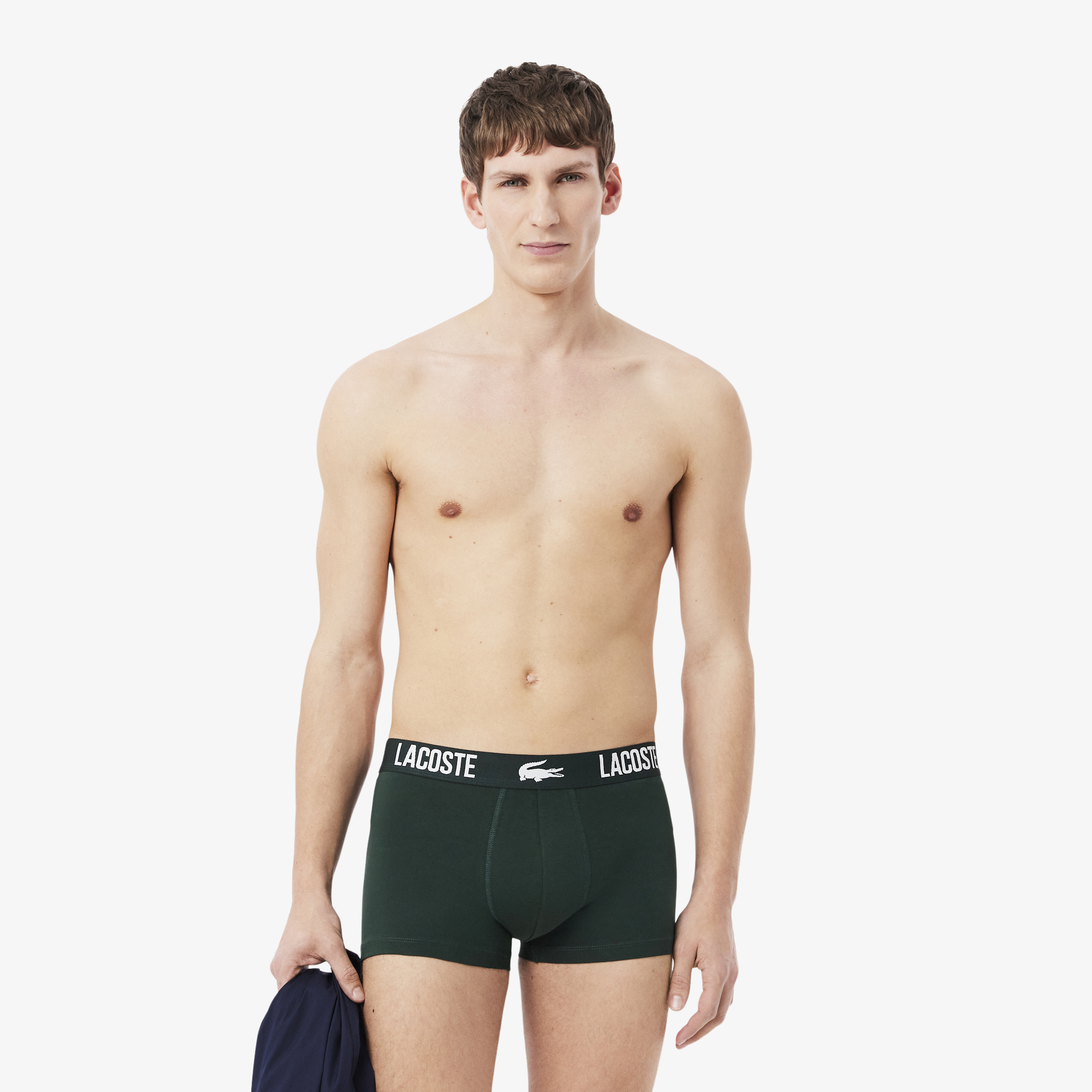 Bộ 3 Quần Lót Lacoste Nam Chất Liệu Cotton Co Giãn