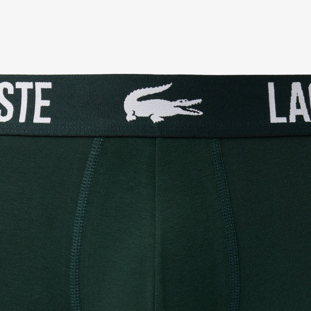 Bộ 3 Quần Lót Lacoste Nam Chất Liệu Cotton Co Giãn