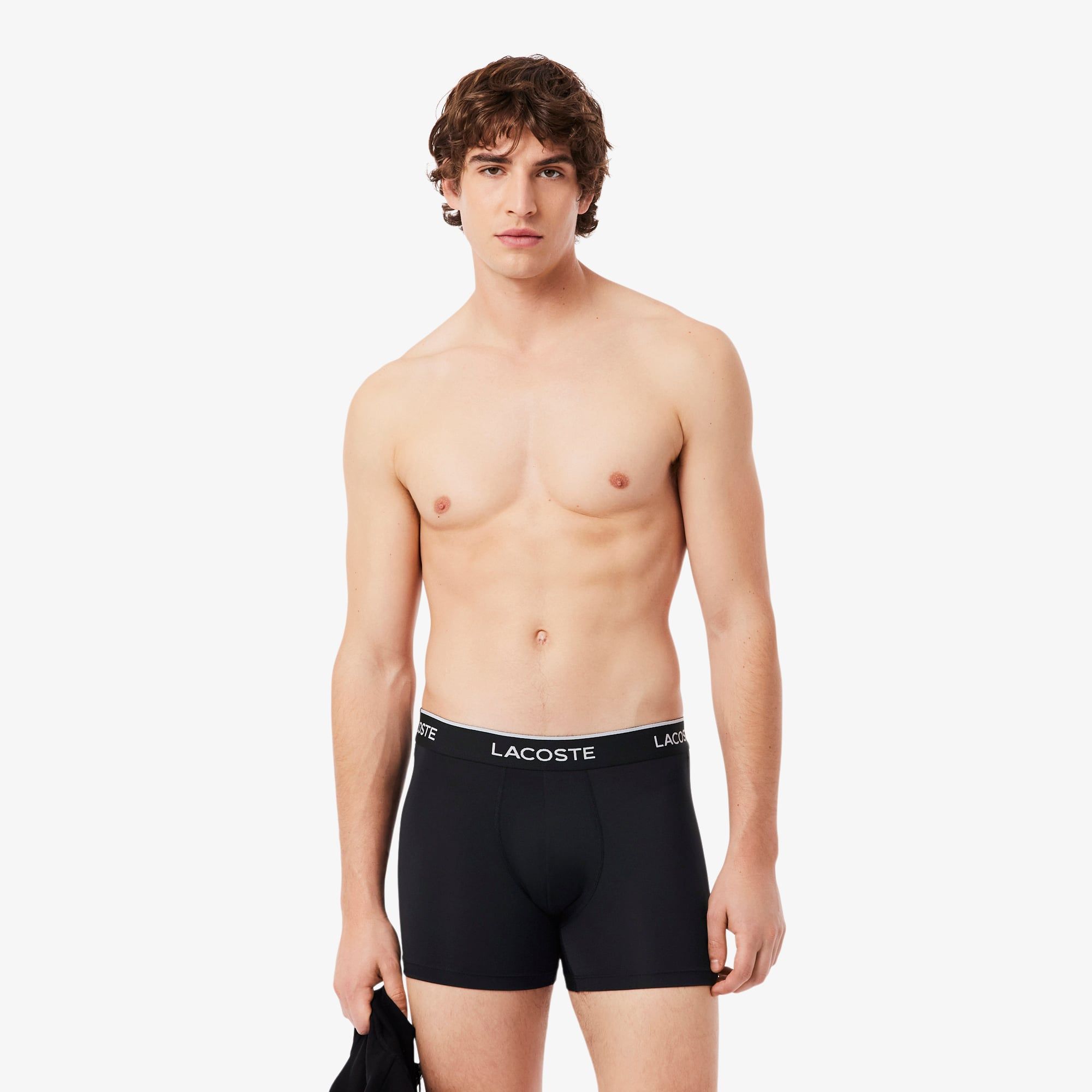 Bộ 3 Quần Lót Trunk Lacoste Nam Chất Liệu Microfiber