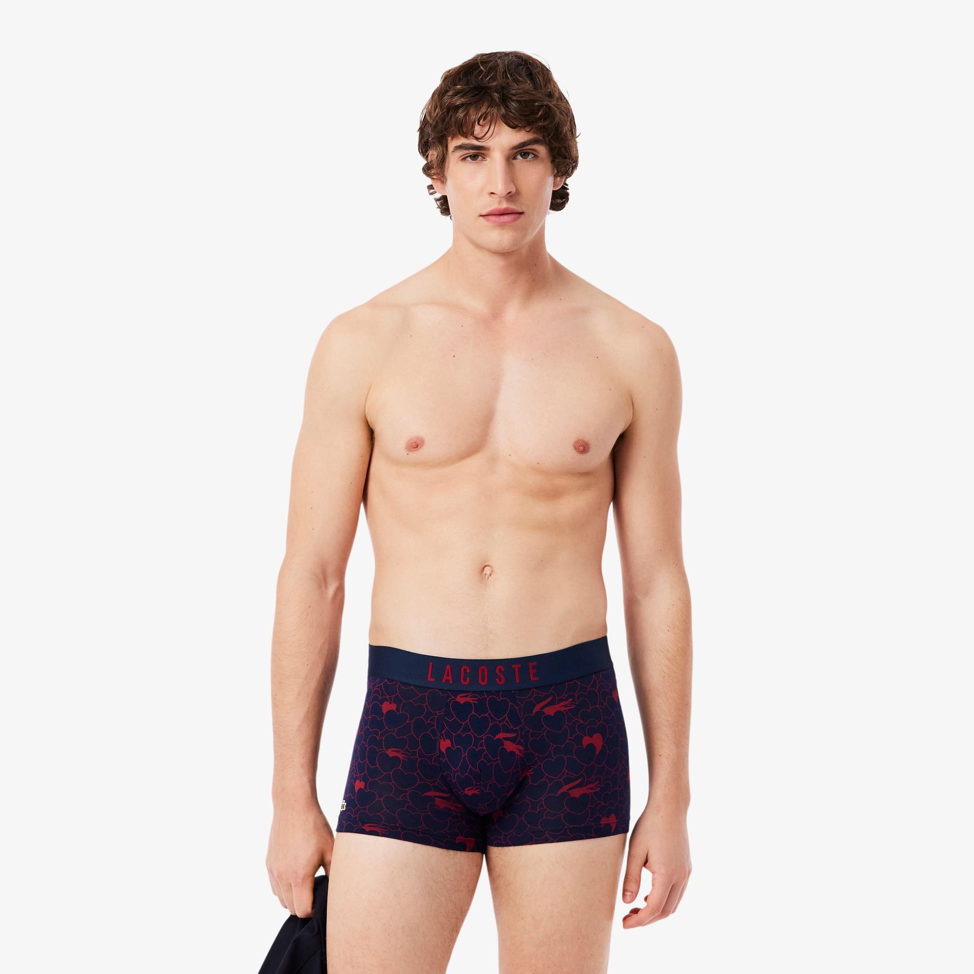 Bộ 3 Quần Lót Trunk Lacoste Nam Phiên Bản Valentine