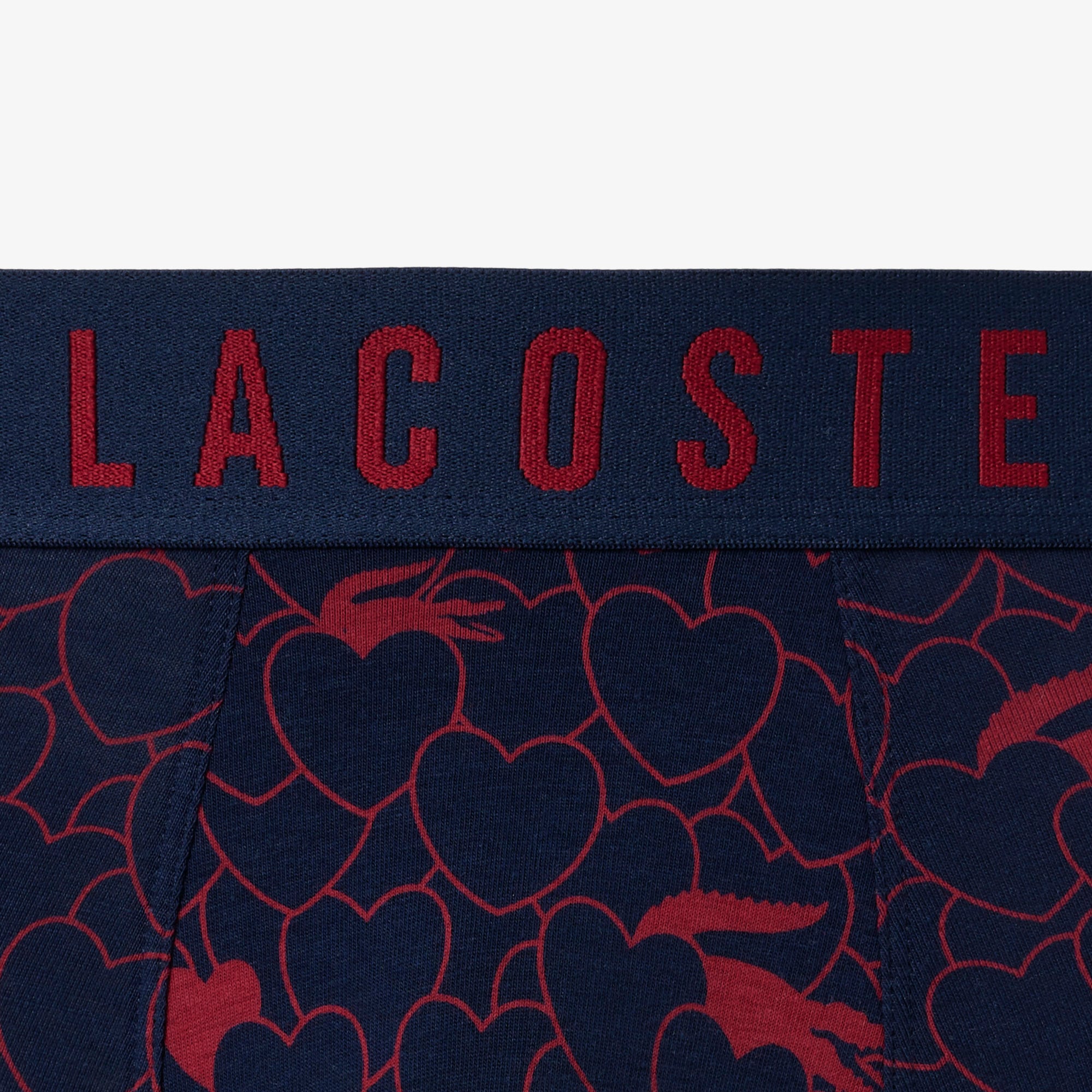Bộ 3 Quần Lót Trunk Lacoste Nam Phiên Bản Valentine
