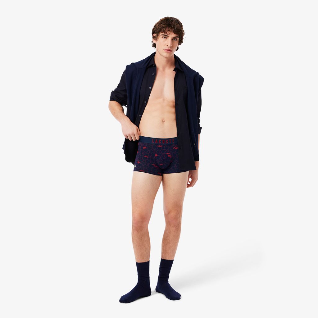 Bộ 3 Quần Lót Trunk Lacoste Nam Phiên Bản Valentine