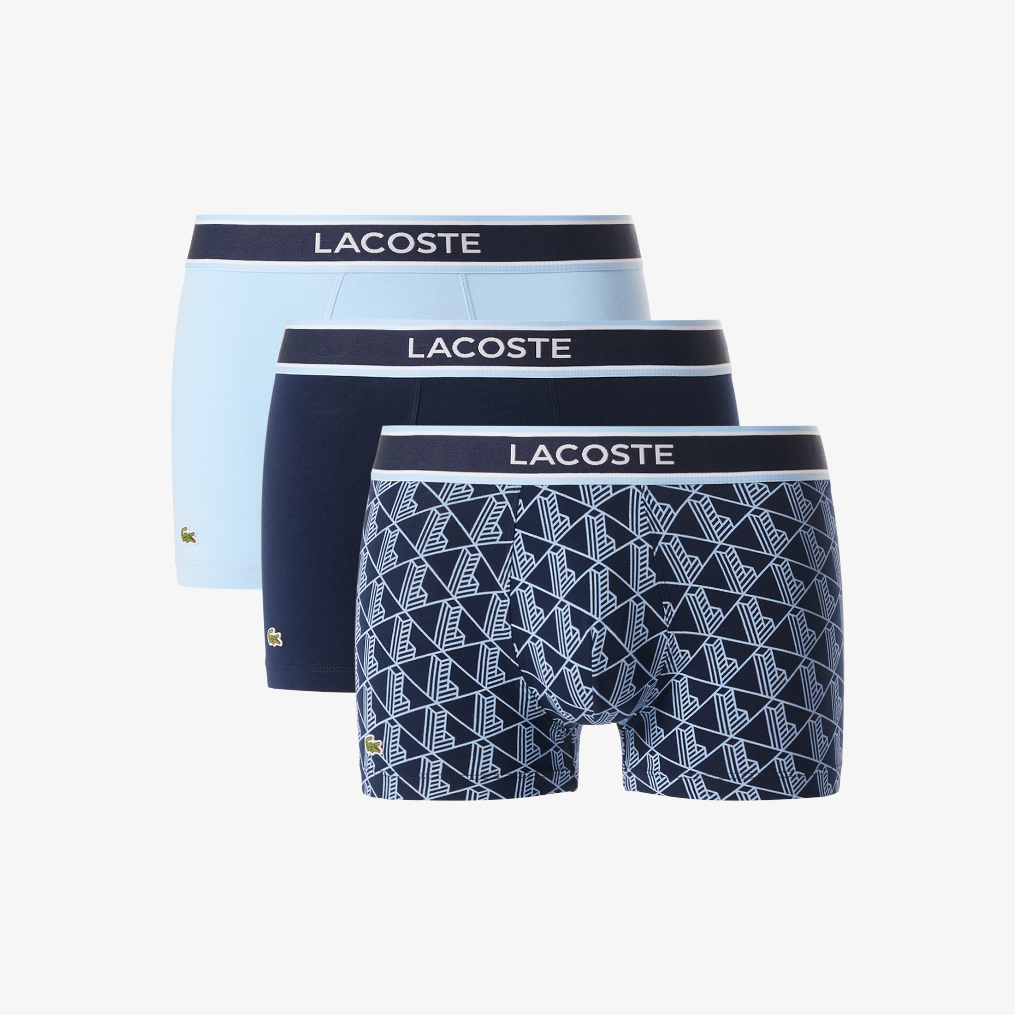 Bộ 3 Quần Lót Lacoste Nam Monogram