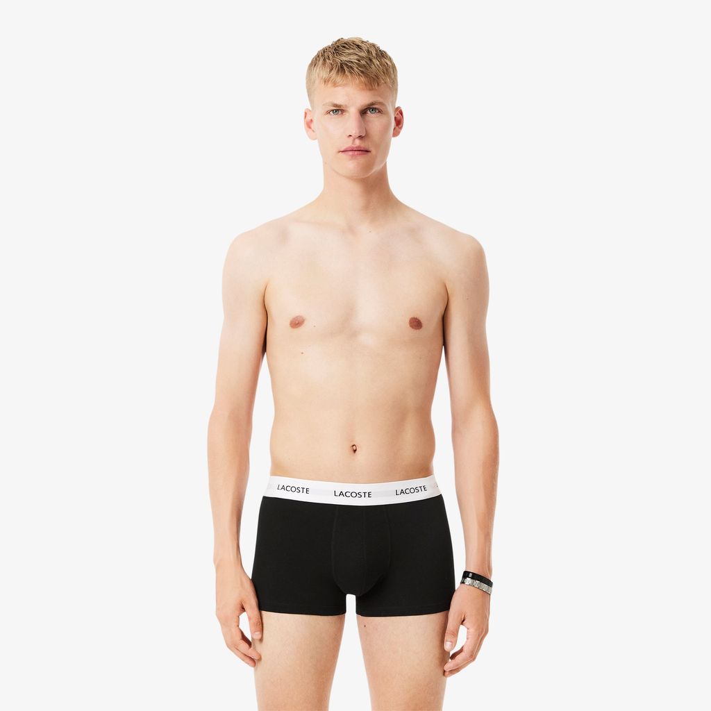 Bộ 3 Quần Lót Trunk Lacoste Nam Chất Liệu Co Giãn